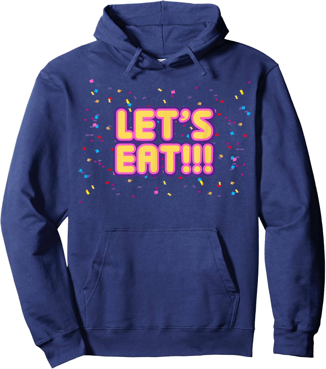 Let's Eat!!! Hoodie - Hoodie | Navy