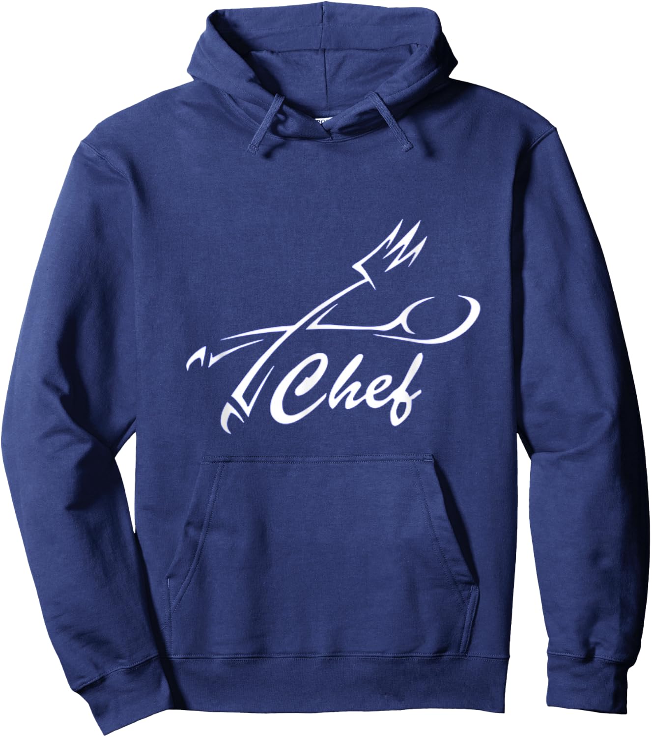 Spoon & Fork Chef Kit Tools Cooking Restaurant Hoodie - Hoodie | Navy