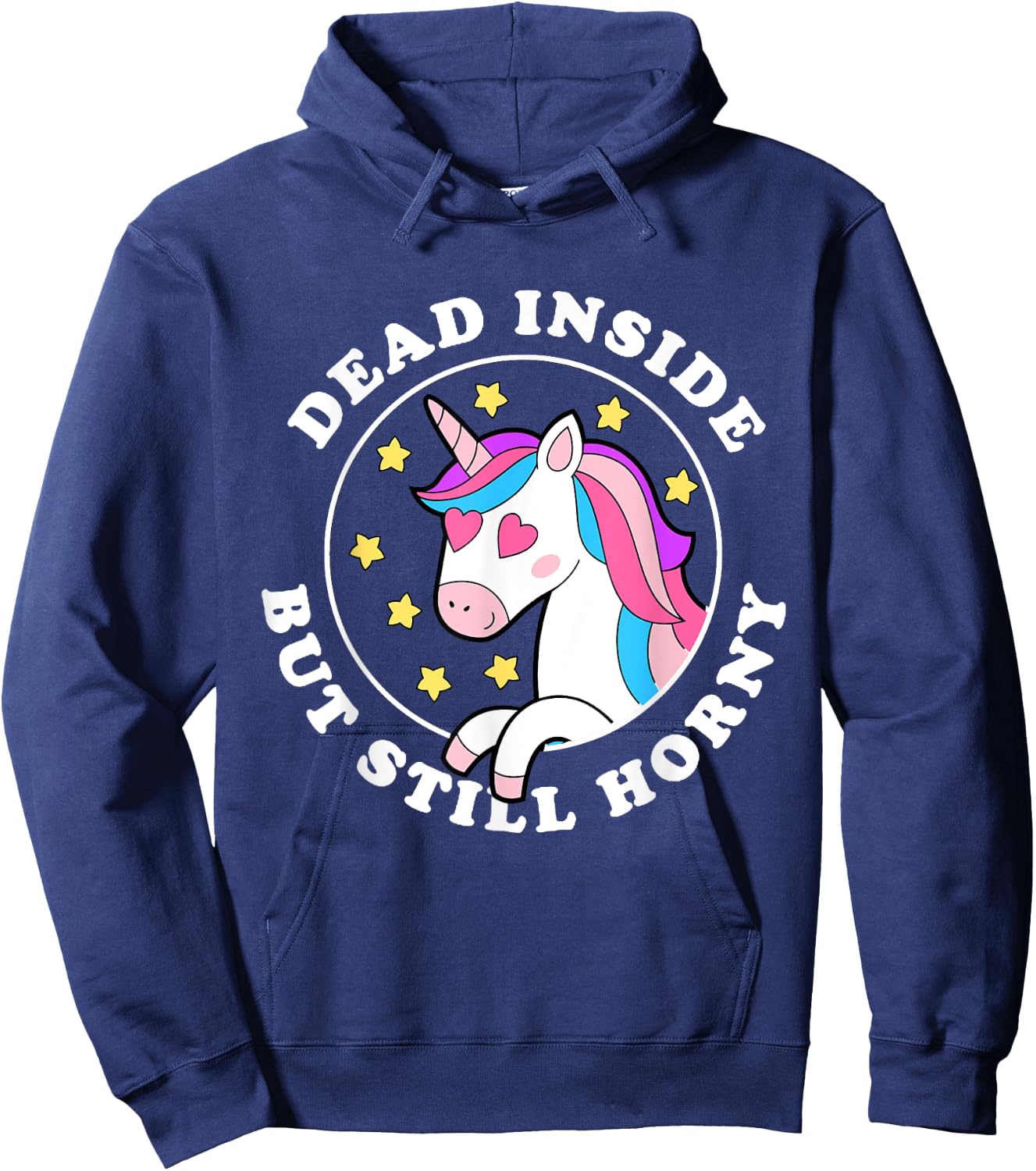 Dead inside but still horny Hoodie - Hoodie | Navy
