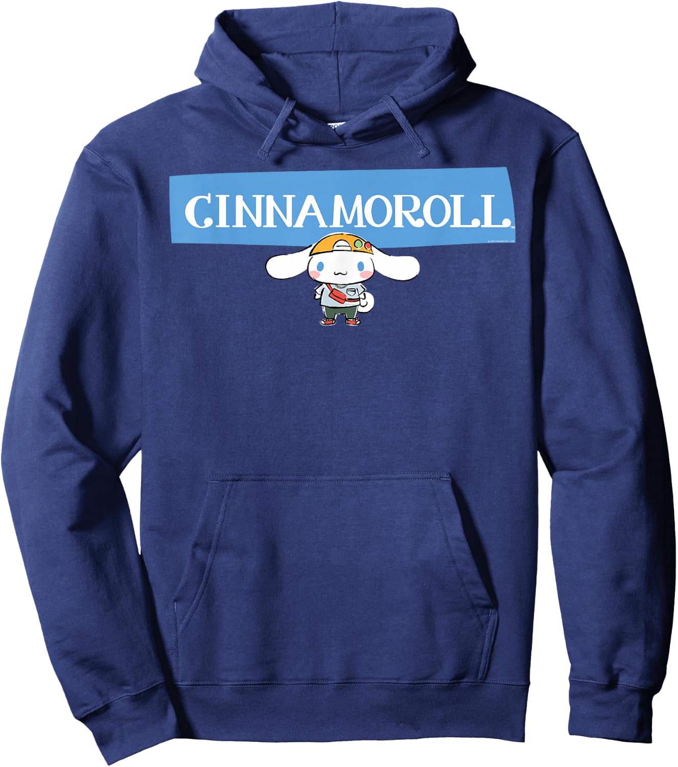 Cinnamoroll Collection Streetwear Logo Hoodie - Hoodie | Navy