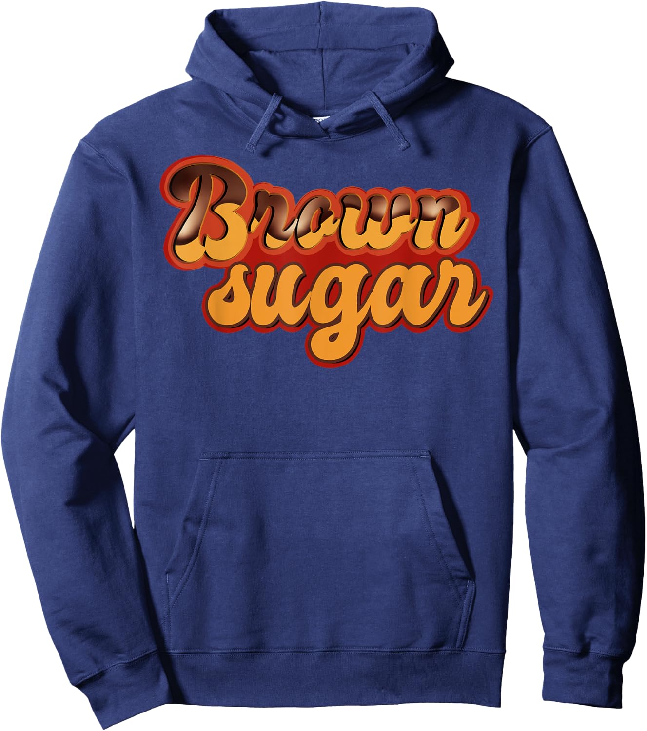 Brown Sugar Black Pride Dripping Melanin Hoodie - Hoodie | Navy