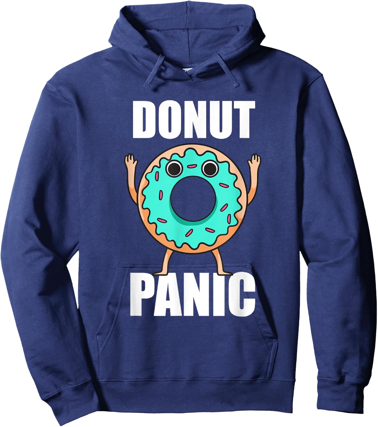 Donut Panic Sweets Donuts Love Hoodie - Hoodie | Navy