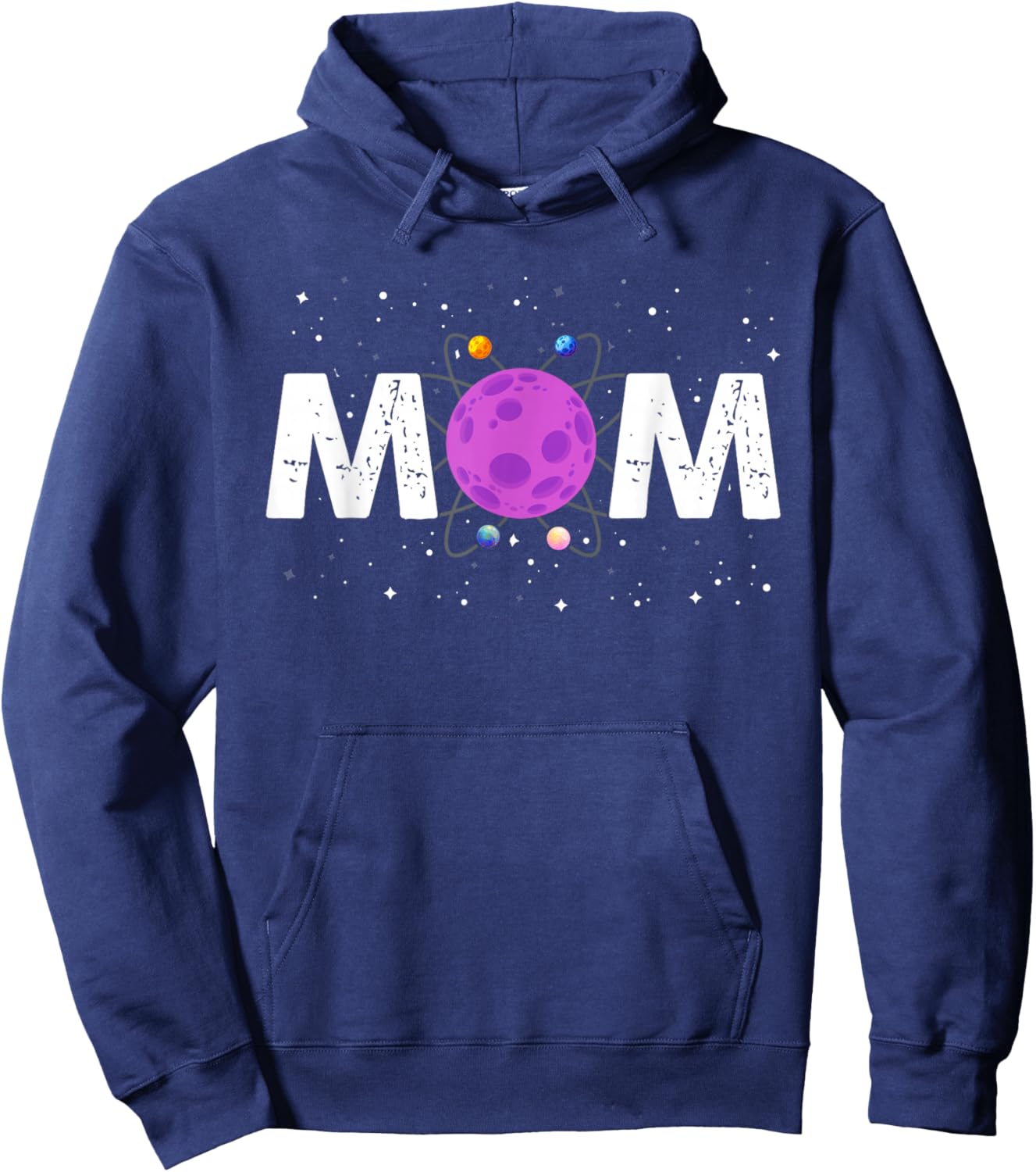 Mom Outer Space Birthday Party Hoodie - Hoodie | Navy