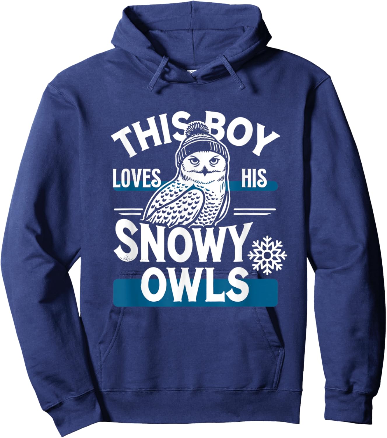 Snowy Owl Boys Snowy Owl Lover Snowy Owls Hoodie - Hoodie | Navy