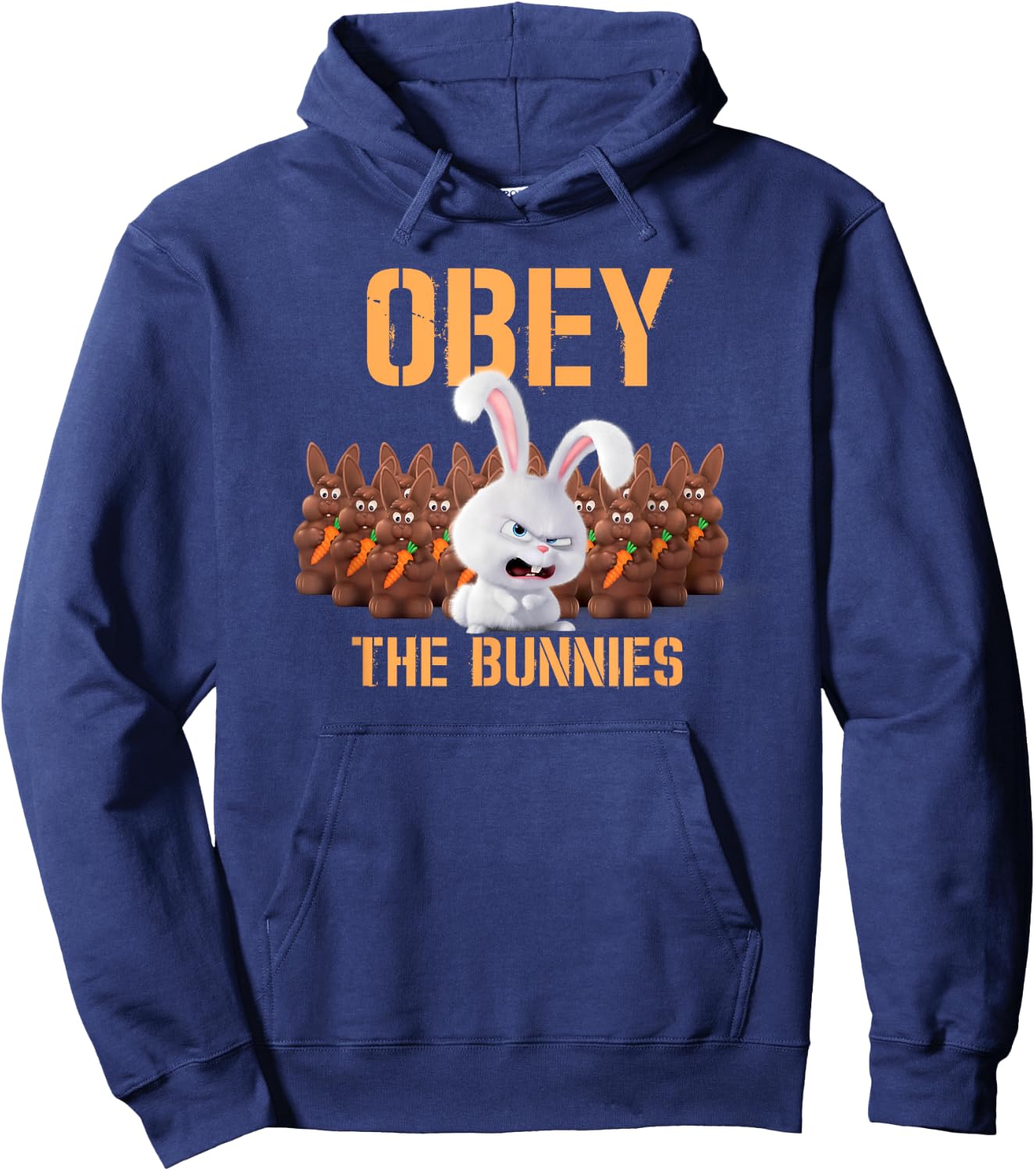 Pets 2 obey the rabbits Hoodie - Hoodie | Navy