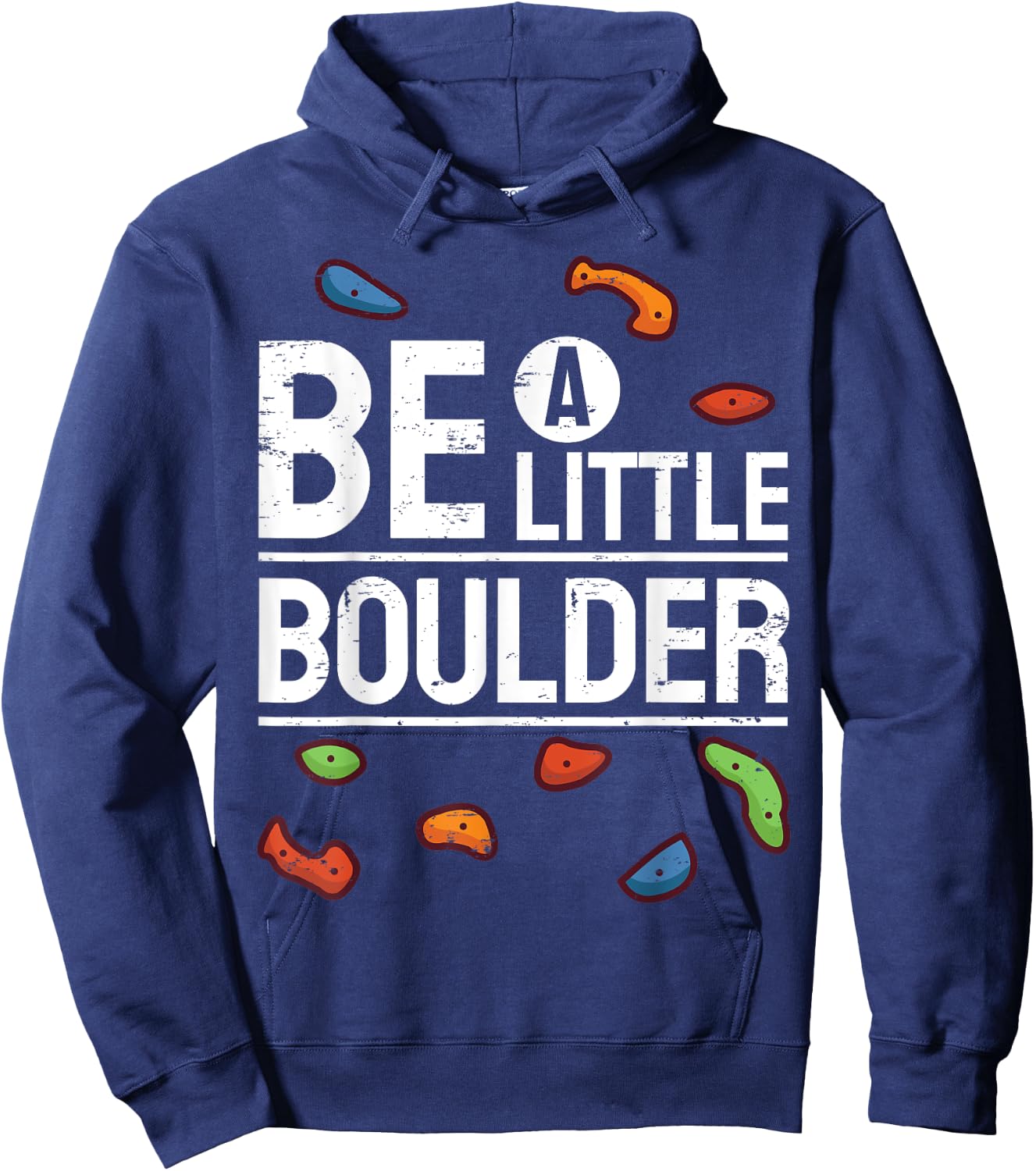 Bouldering Climbing Gym Climber I Be Boulder Hoodie - Hoodie | Navy