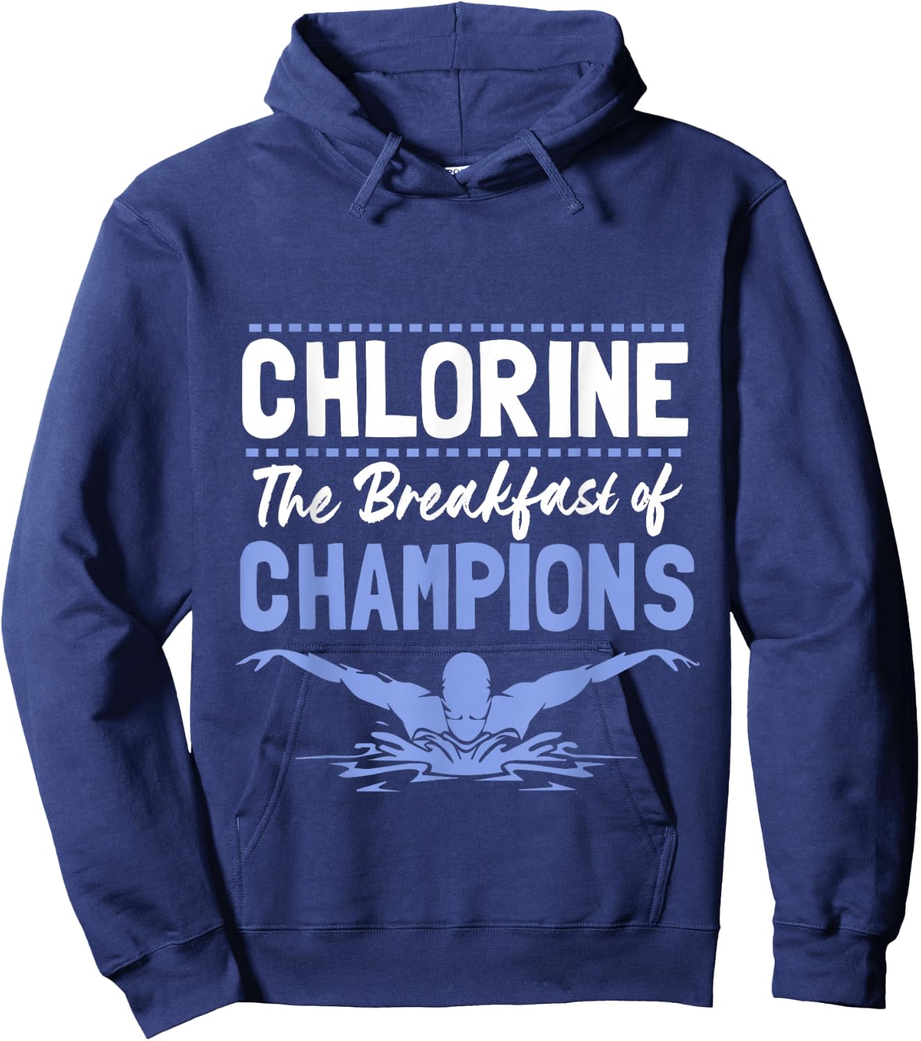Chlorine Breakfast Of Champions Hoodie - Hoodie | Navy