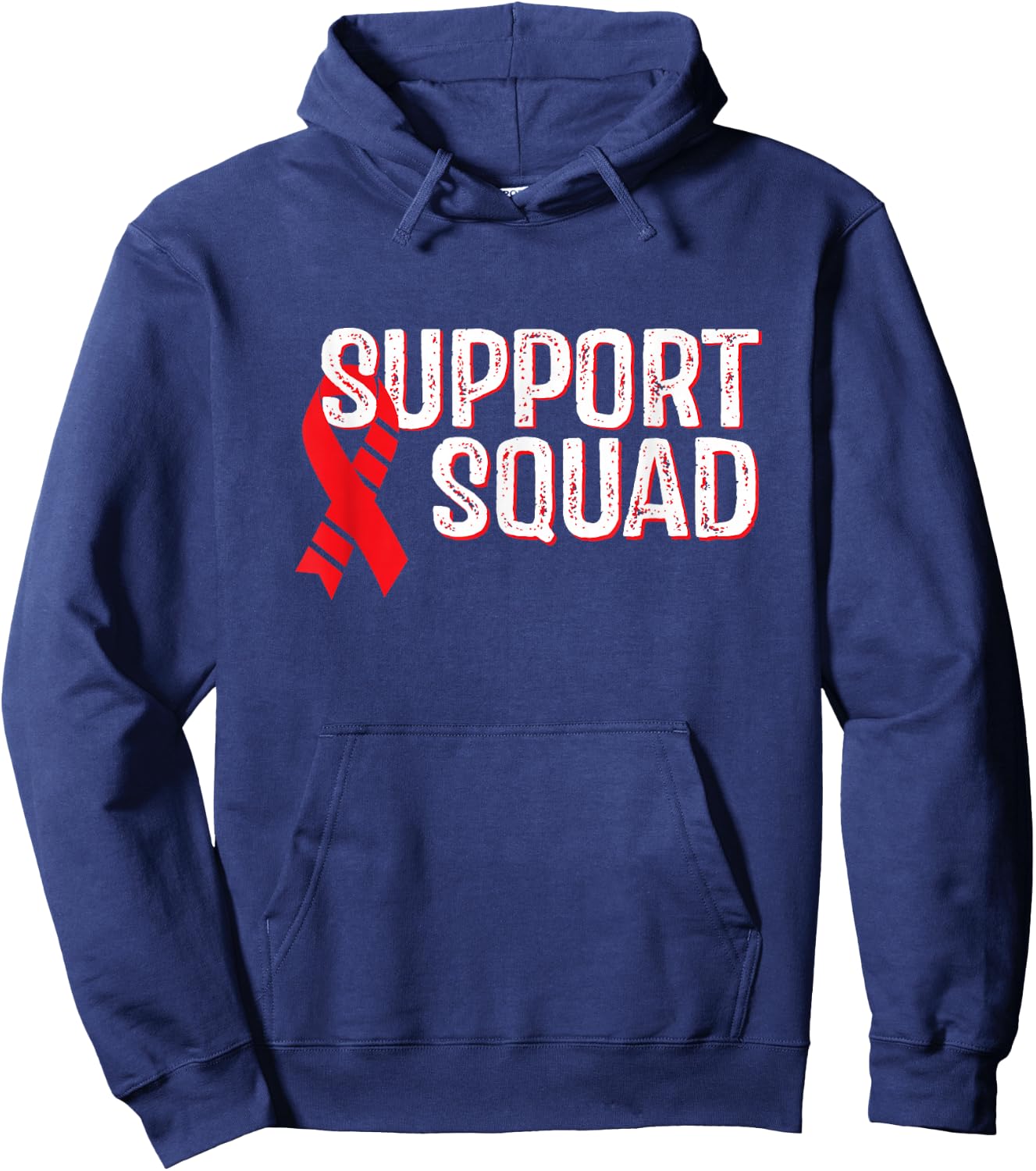 Squamous Cell Carcinoma Awareness Support Squad Hoodie - Hoodie | Navy