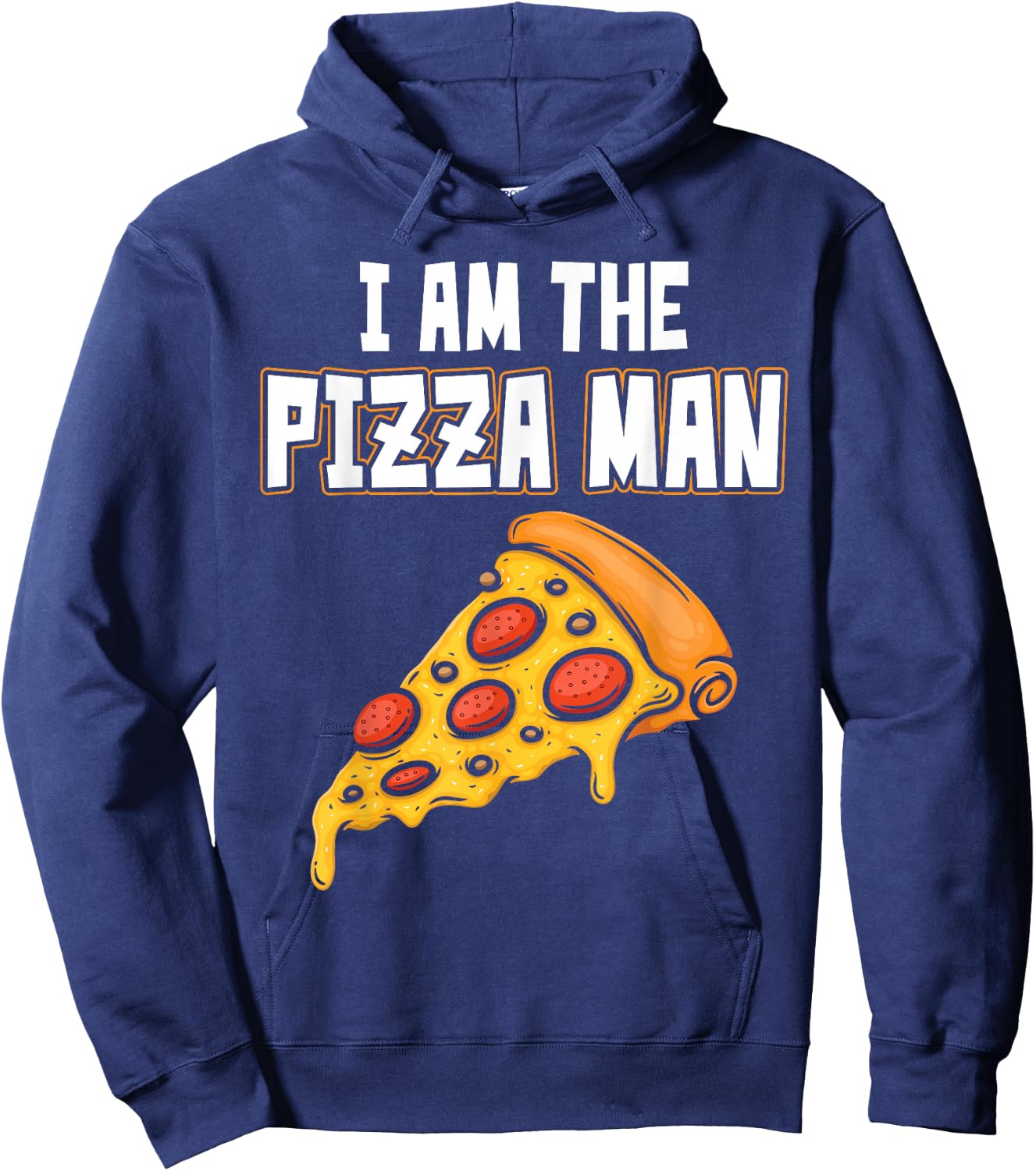 I am the pizza man Hoodie - Hoodie | Navy
