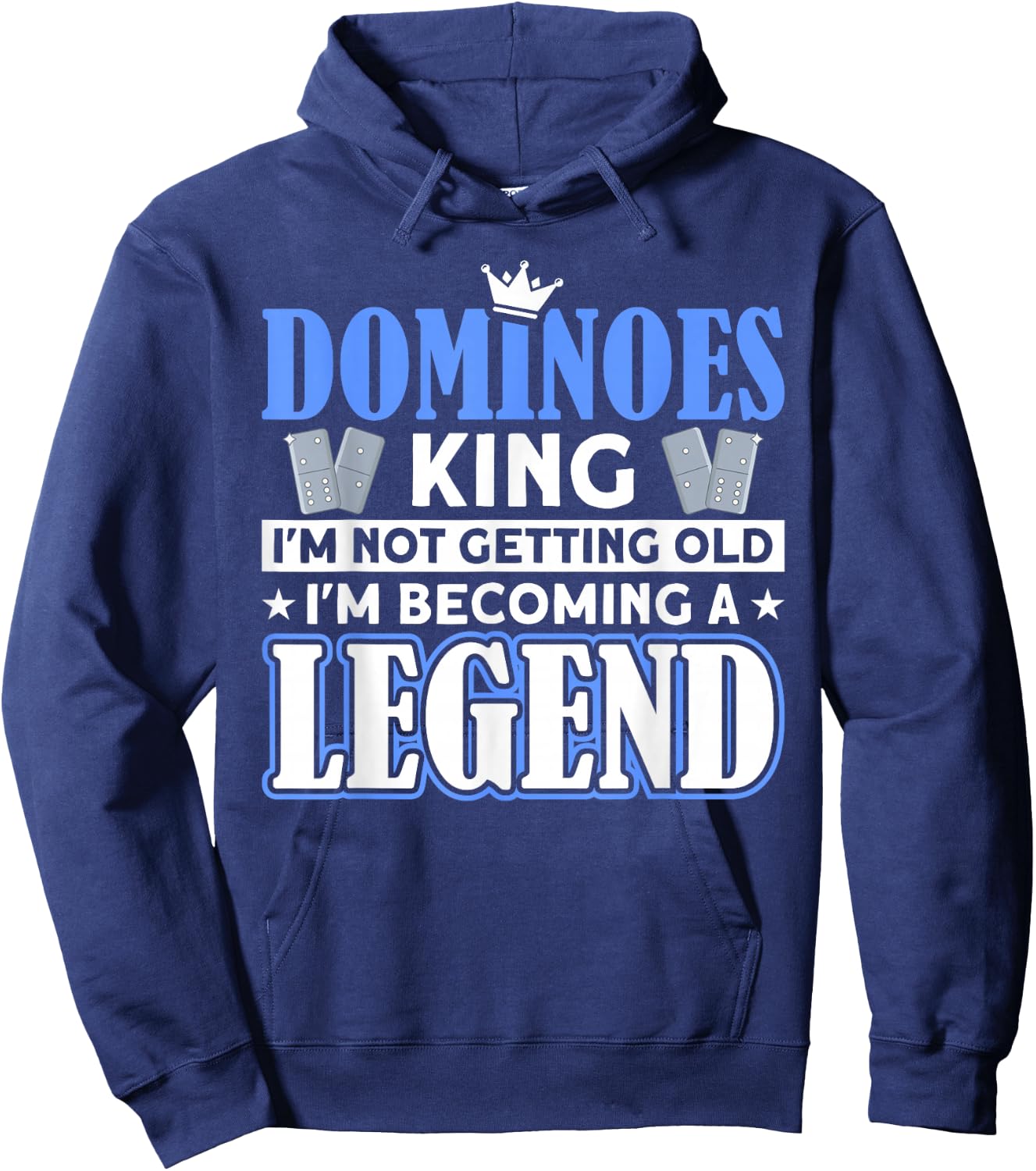 Domino Tile Game Domino Player Domino Game Hoodie - Hoodie | Navy