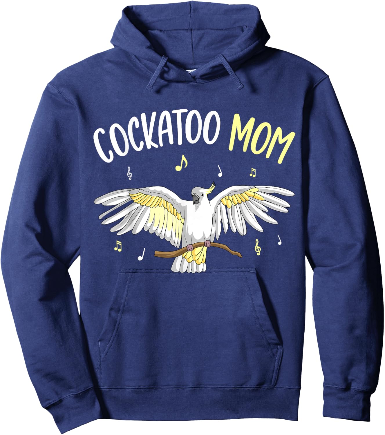 Cockatoo Mom Funny Parrot Bird Hoodie - Hoodie | Navy