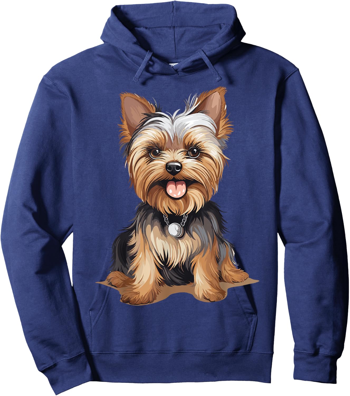 Yorkshire Terrier Yorkie Dog Breed Cute Graphic Hoodie - Hoodie | Navy