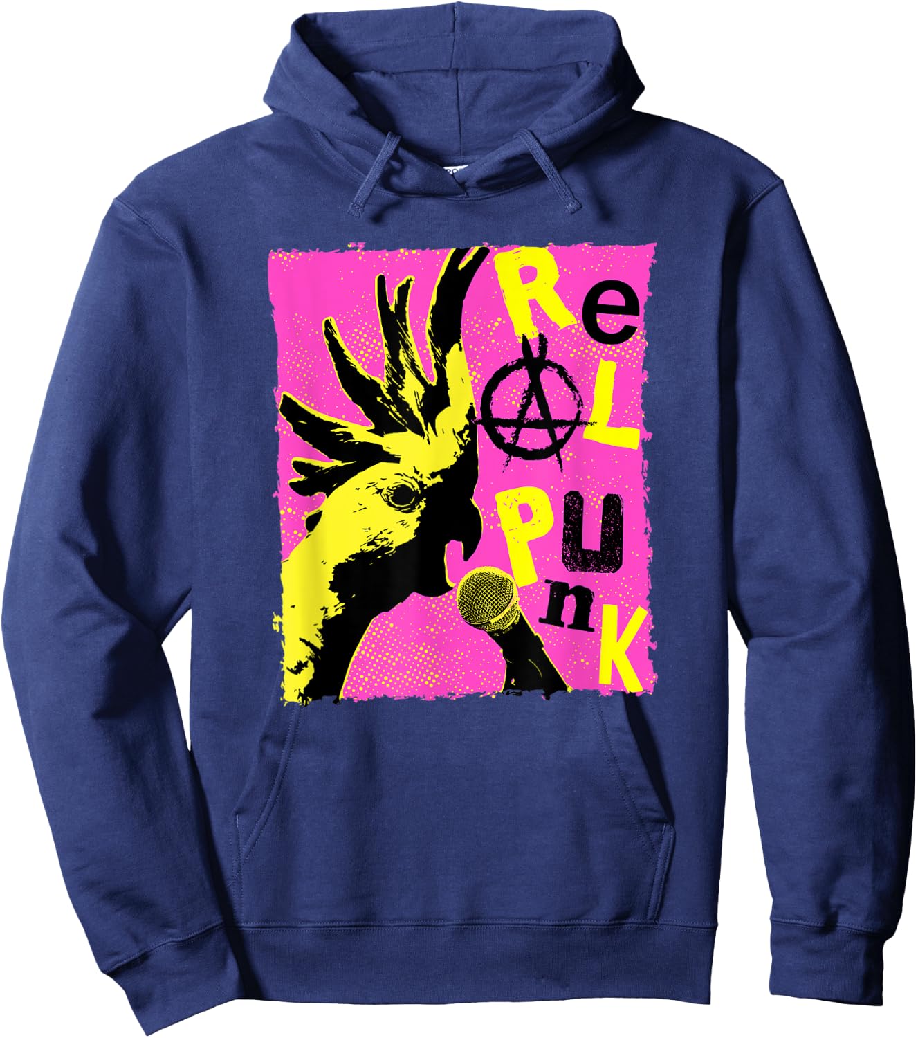 Real Punk - Cockatoo Hoodie - Hoodie | Navy