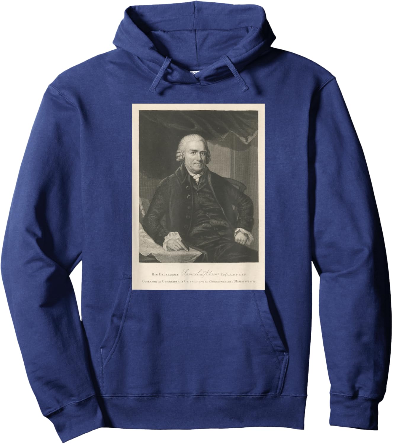 Samuel Adams Illustrative Portrait (1880) Hoodie - Hoodie | Navy