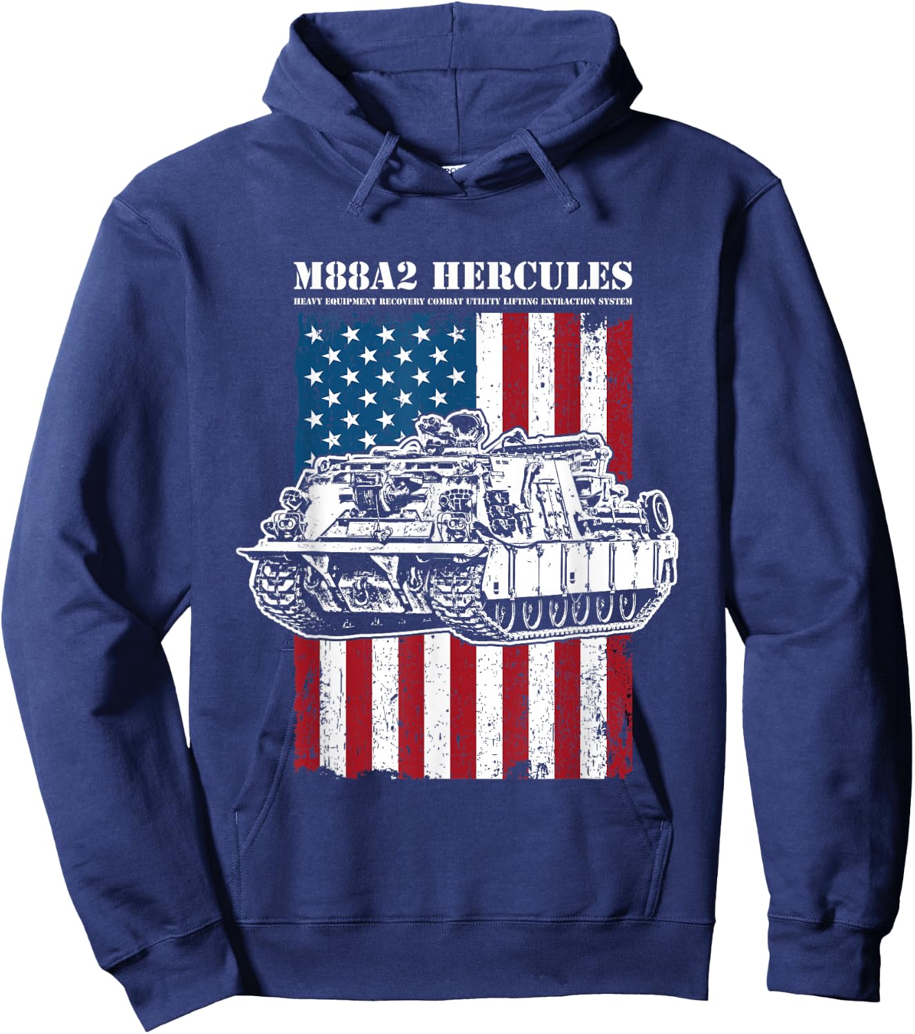 M88A2 HERCULES ARV - M88 Recovery Vehicle Hoodie - Hoodie | Navy
