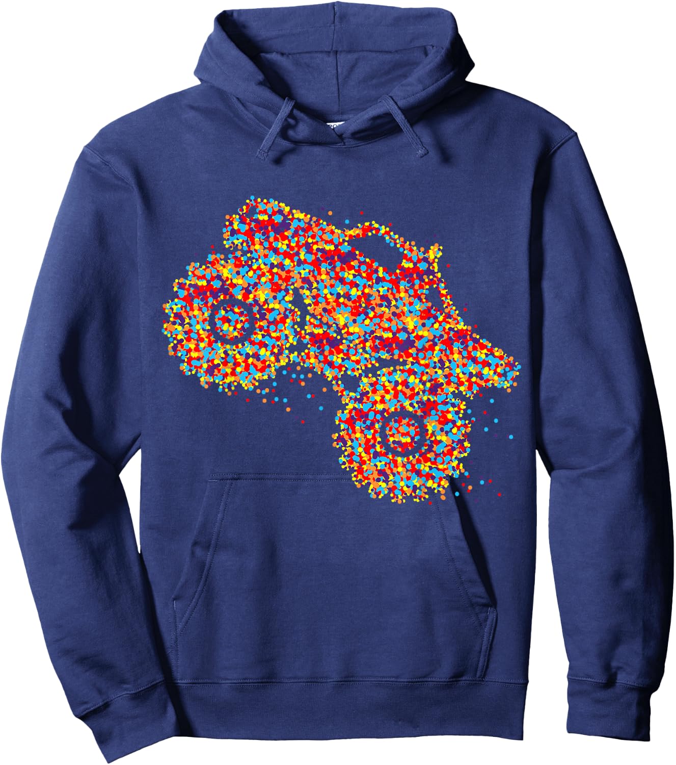 Monster Truck Girls Hoodie - Hoodie | Navy