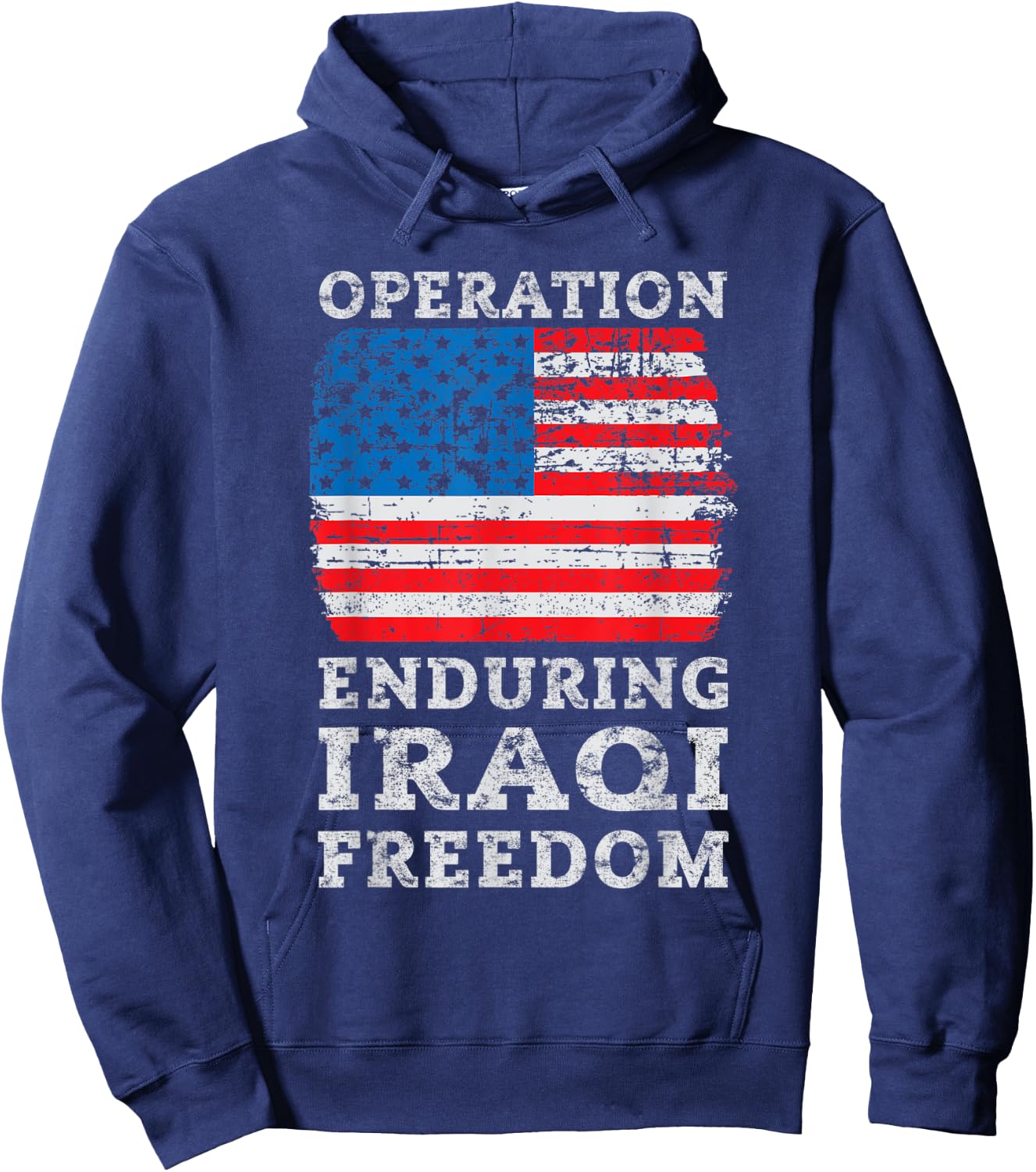 Military Operation Enduring Iraqi Freedom Hoodie - Hoodie | Navy