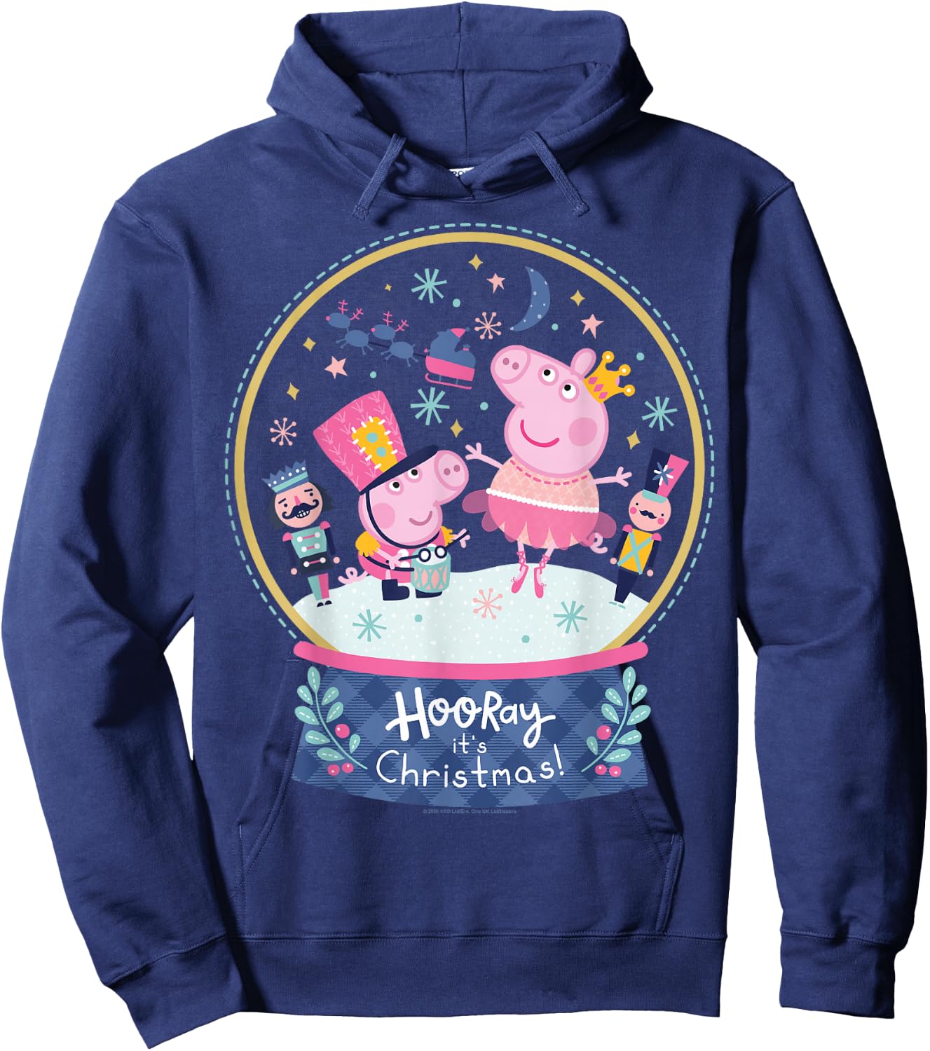 Peppa Pig Magical Snowglobe Hoodie - Hoodie | Navy
