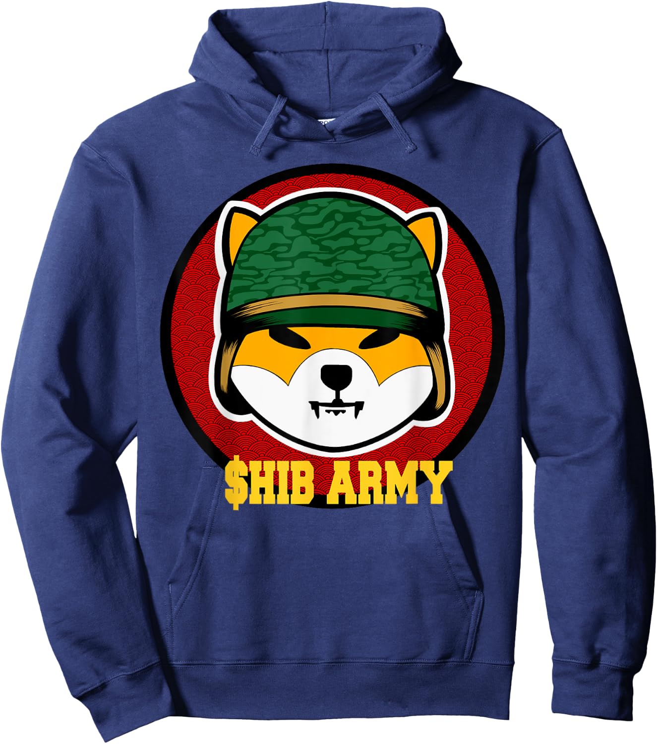 SHIB ARMY Shiba Inu coin Hoodie - Hoodie | Navy