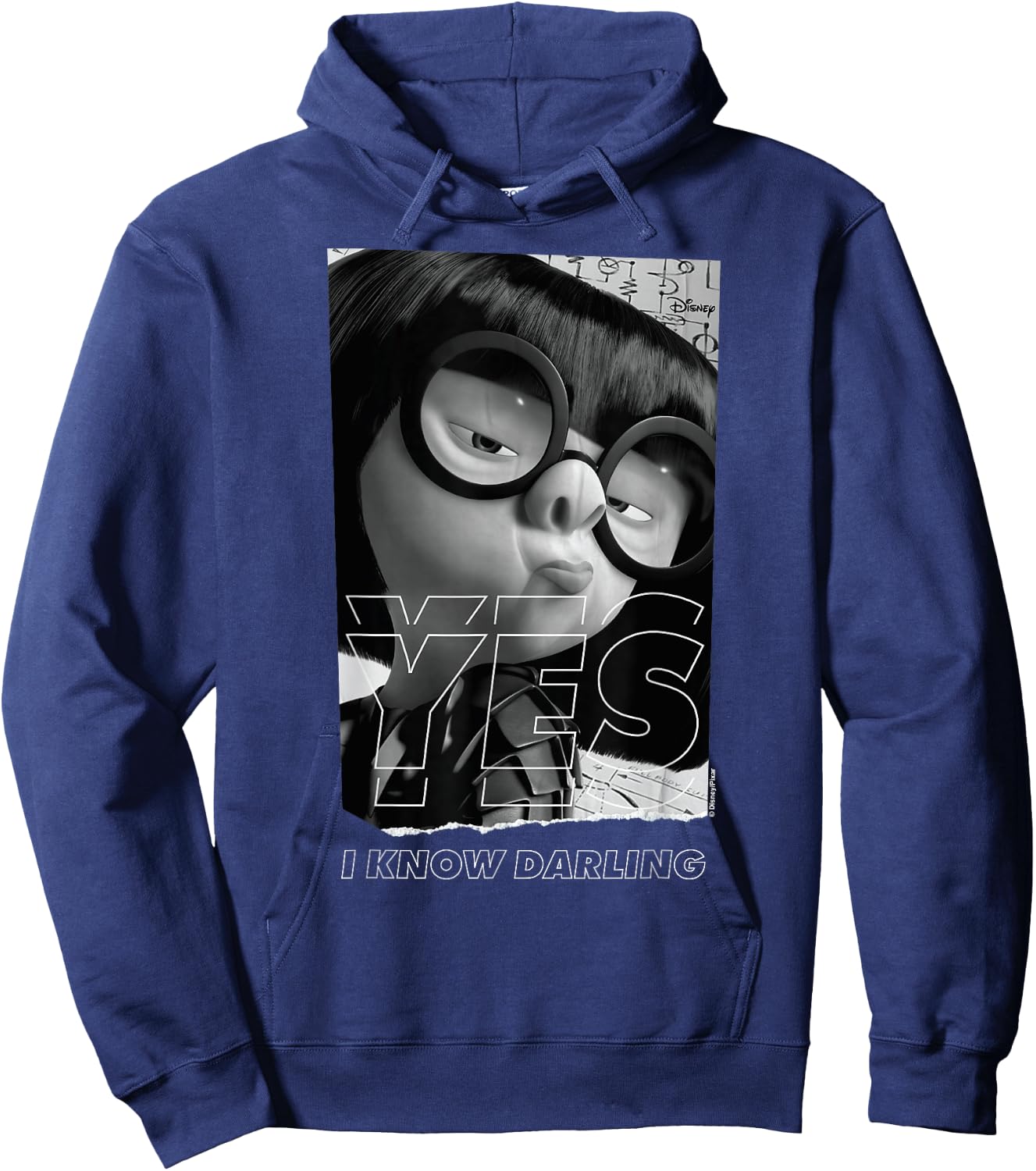 The Incredibles - Edna Yes Darling Hoodie - Hoodie | Navy