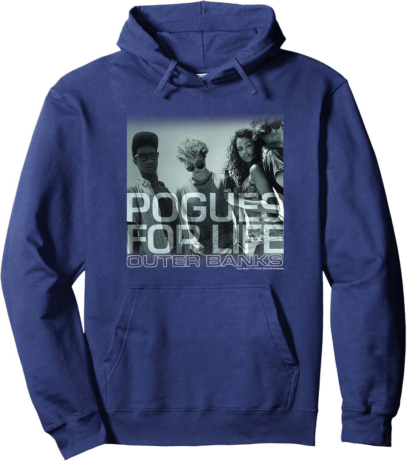 Outer Banks Pogues for Life Small Hoodie - Hoodie | Navy