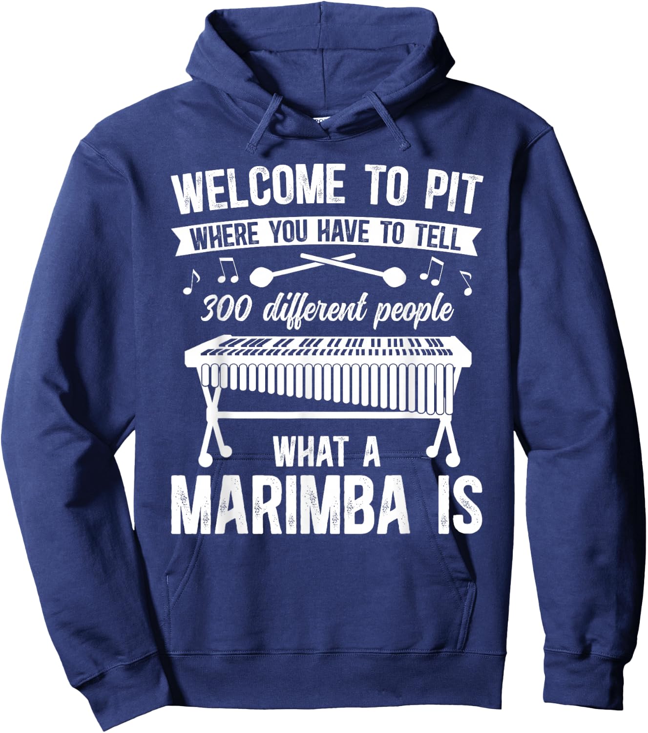 What A Marimba is Marimba Lover Marimba Player Hoodie - Hoodie | Navy