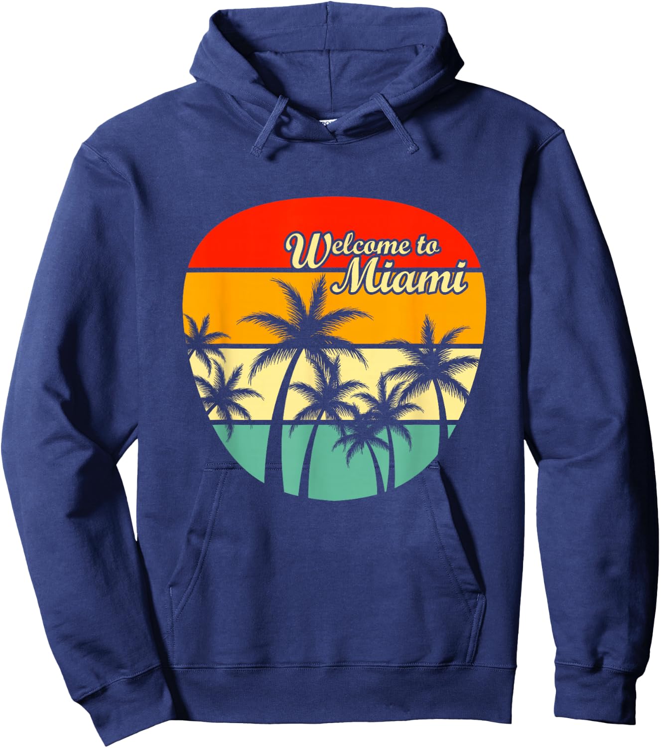Welcome to Miami Hoodie - Hoodie | Navy