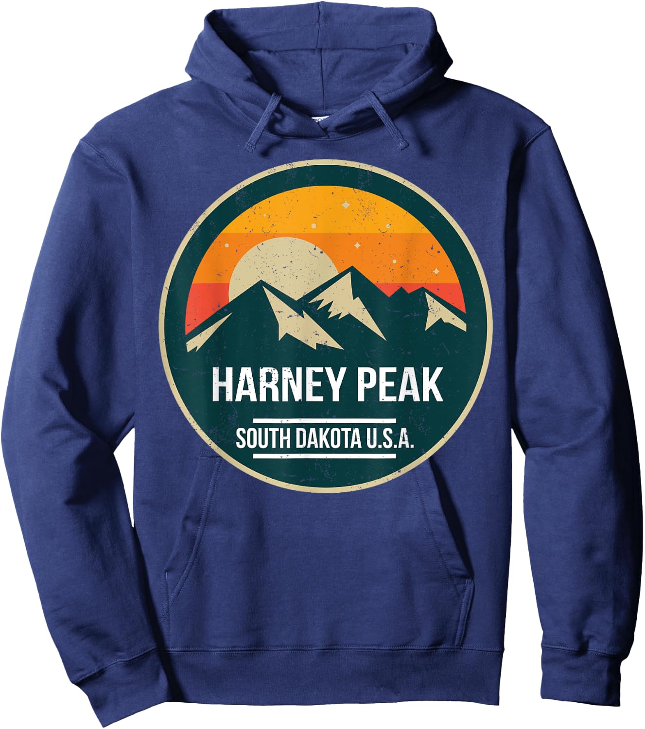 Harney Peak National Park Outdoor nature hiking Hoodie - Hoodie | Navy