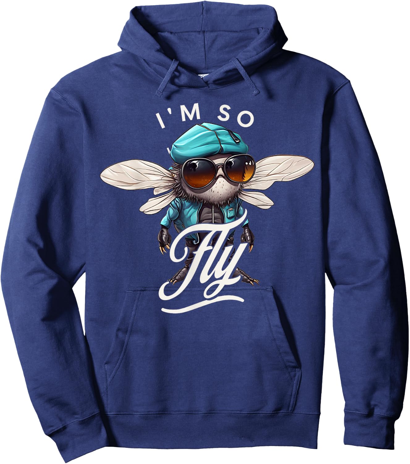 I'm So Fly - Funny Insect Hoodie - Hoodie | Navy