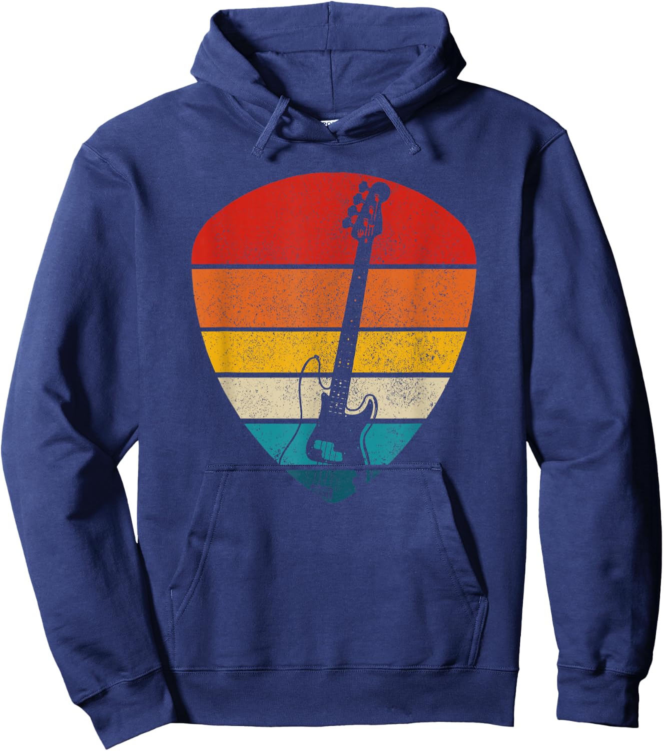 Guitar guitar player vintage Gift Hoodie - Hoodie | Navy
