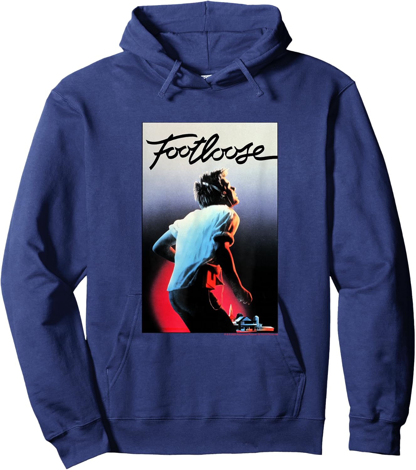 Footloose Poster Art Hoodie - Hoodie | Navy
