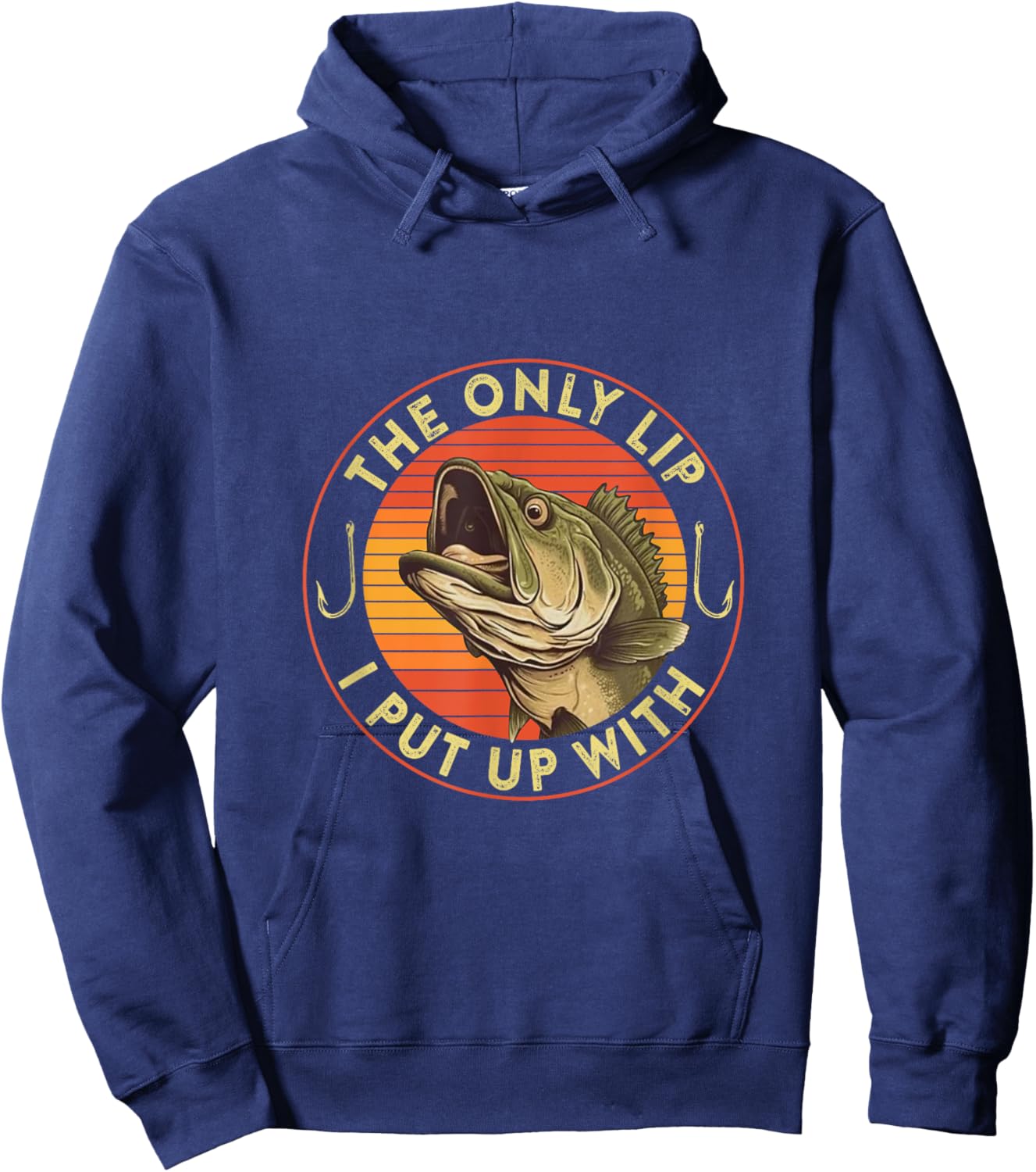 The Only Lip I Put Up With Hoodie - Hoodie | Navy