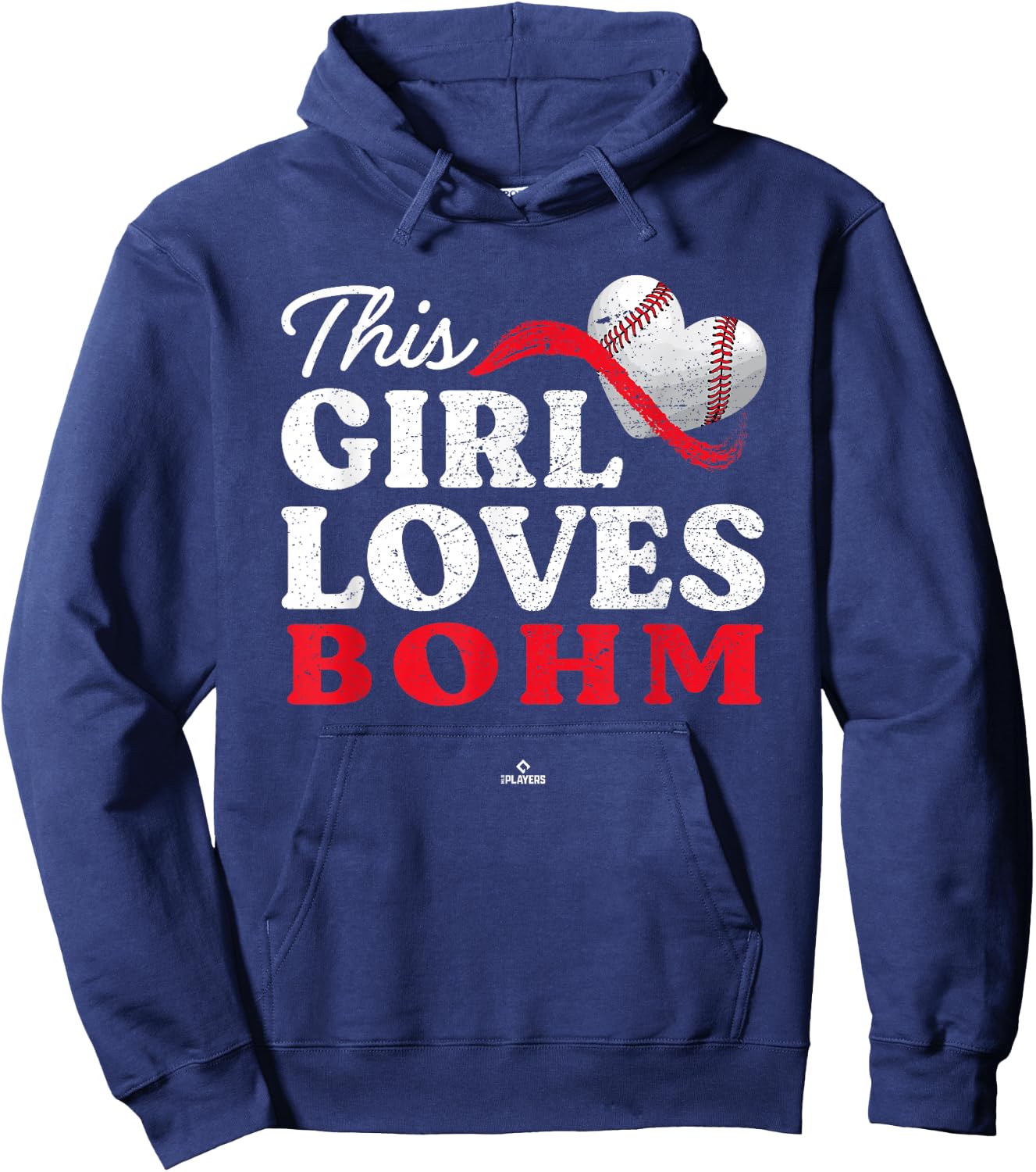 This Girl Loves Alec Bohm Philadelphia MLBPA Hoodie - Hoodie | Navy