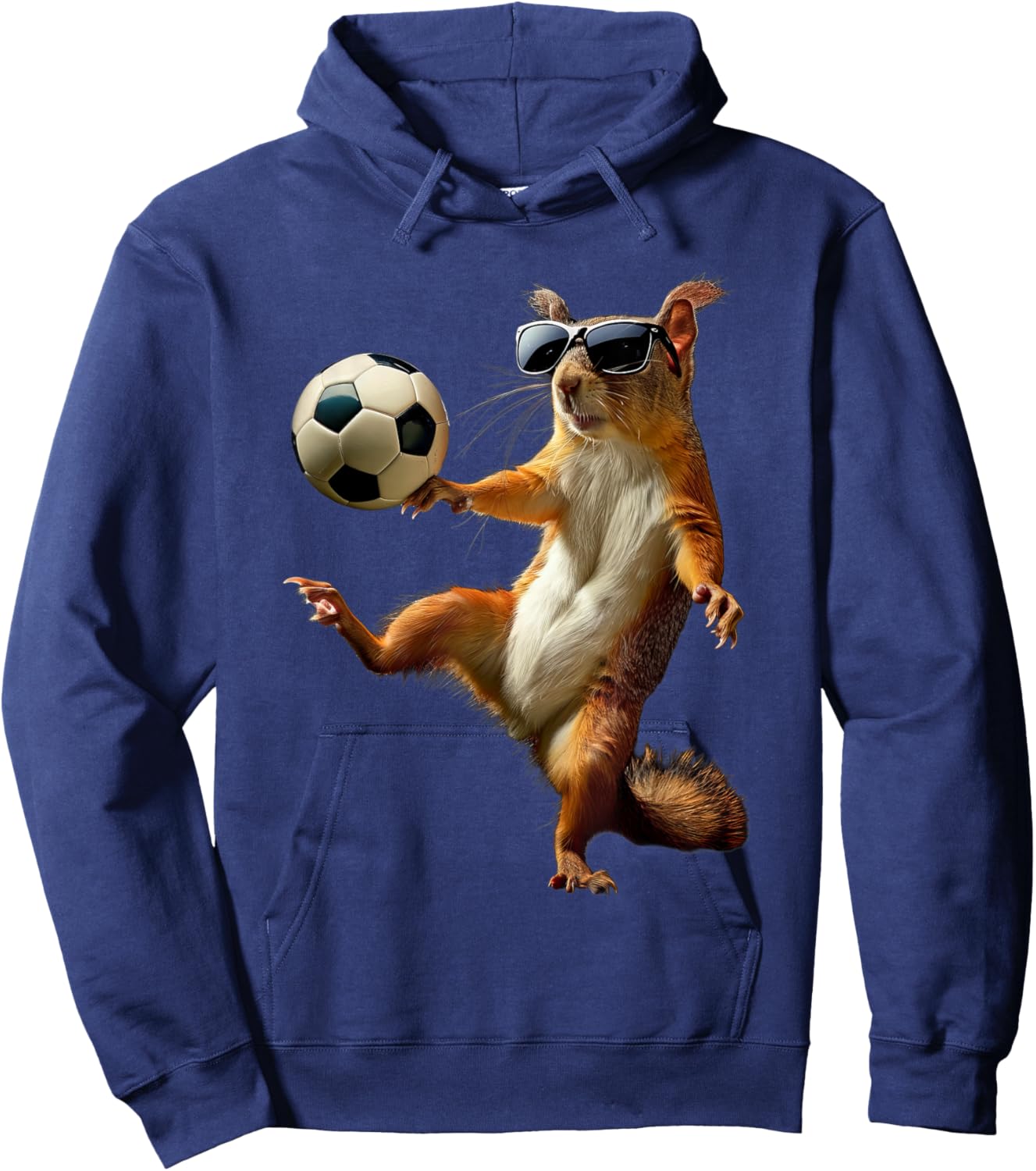Squirrel Football Hoodie - Hoodie | Navy