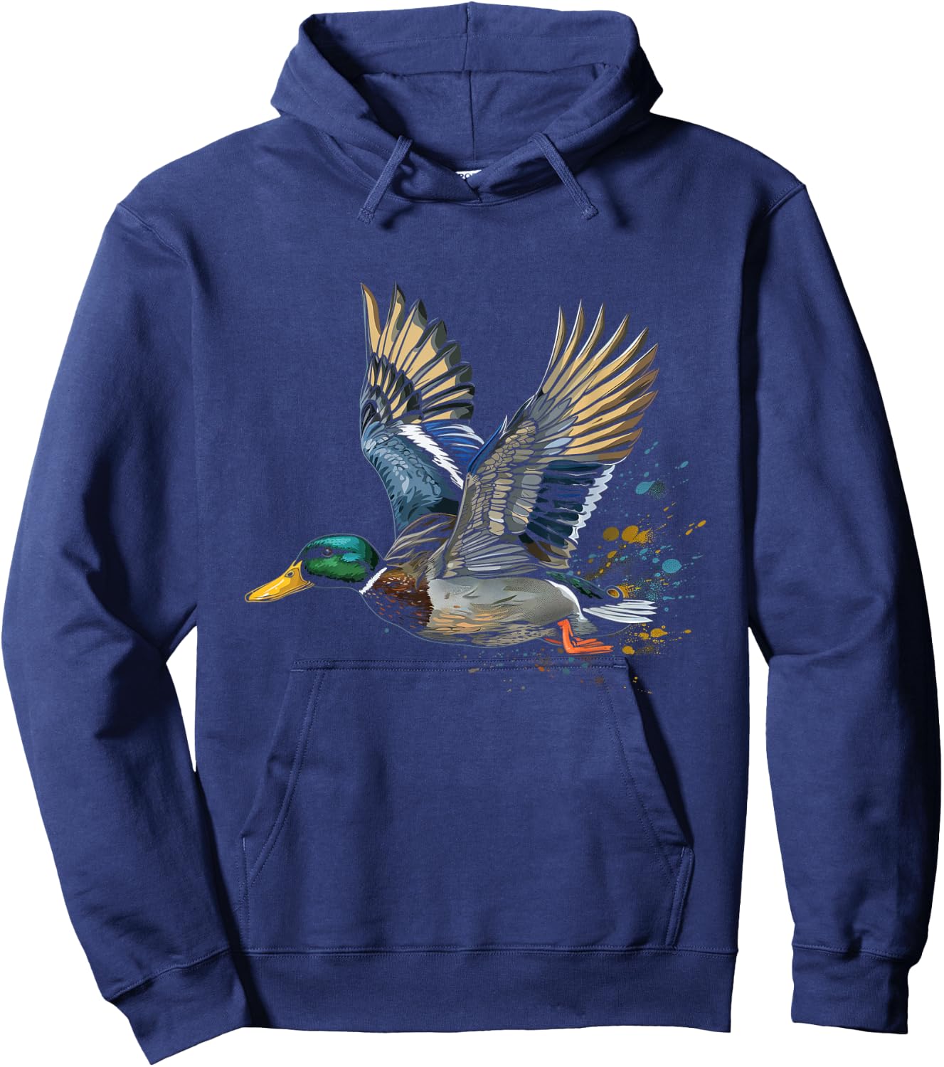 Duck Hunting Waterfowl Mallard Duck Hunter Hoodie - Hoodie | Navy