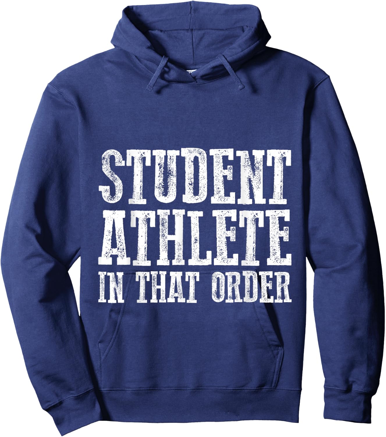 Student Athlete In That Order Hoodie - Hoodie | Navy