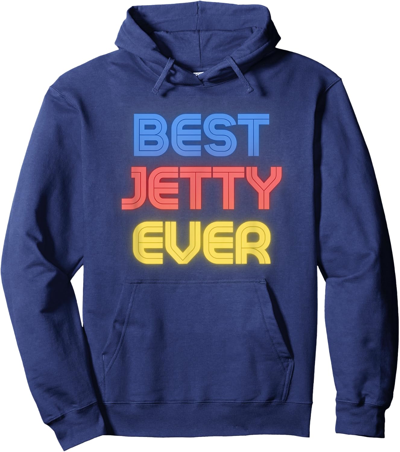 Best Jetty Ever - Funny Jetty Name Jetty Hoodie - Hoodie | Navy