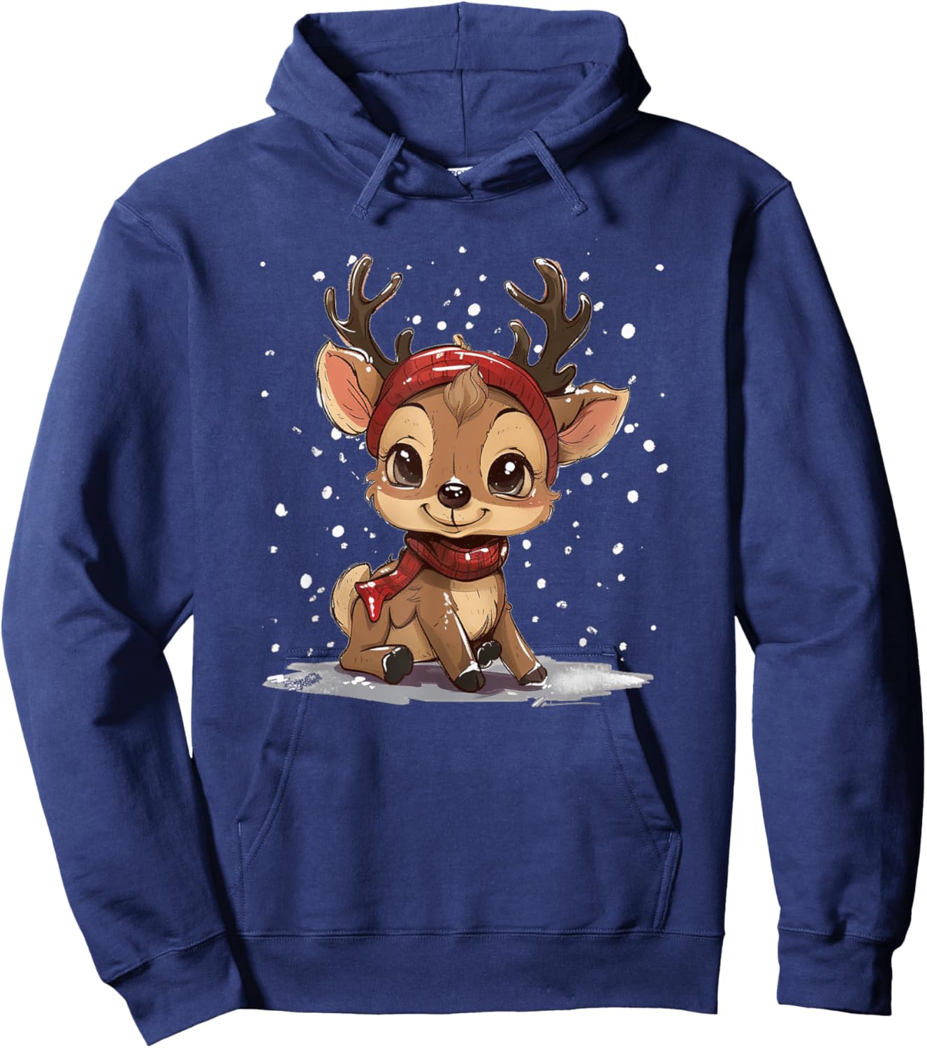 Baby Reindeer Costume for funny Festive Season Hoodie - Hoodie | Navy