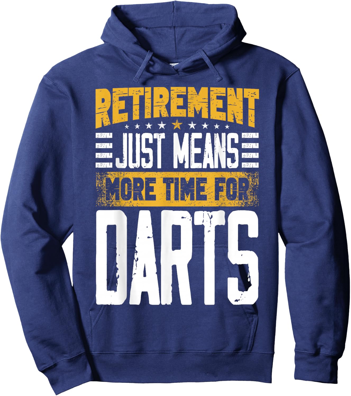 Dart Player Darts Retired Retirement Hoodie - Hoodie | Navy
