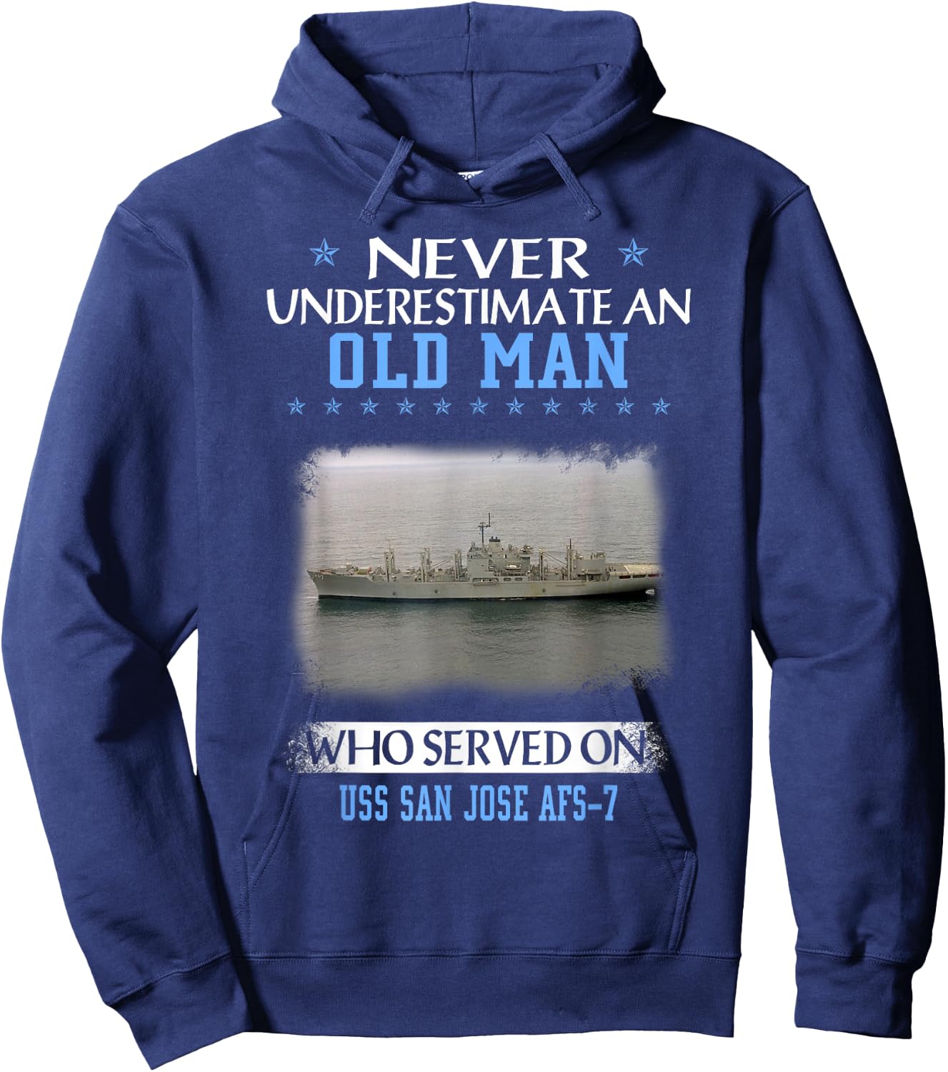 USS San Jose AFS-7 Veterans Day Father Day Hoodie - Hoodie | Navy