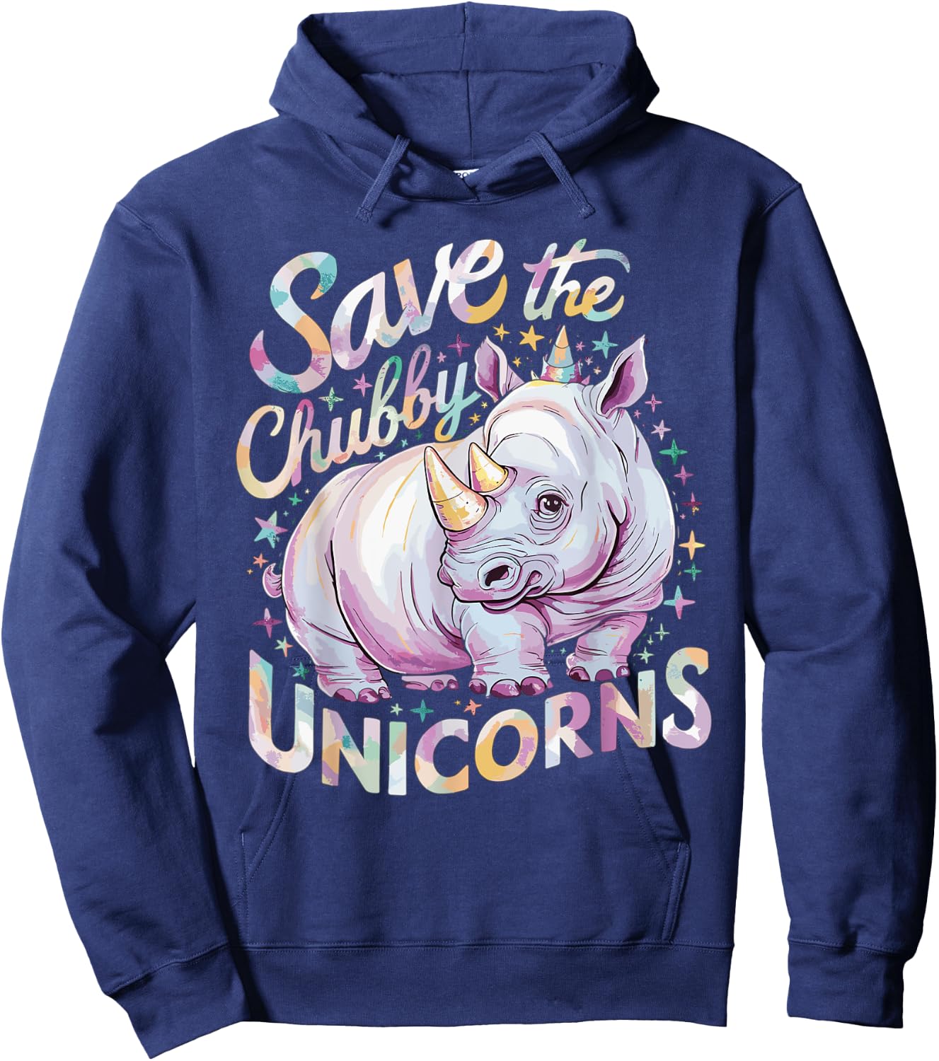 Save The Chubby Unicorns Hoodie - Hoodie | Navy