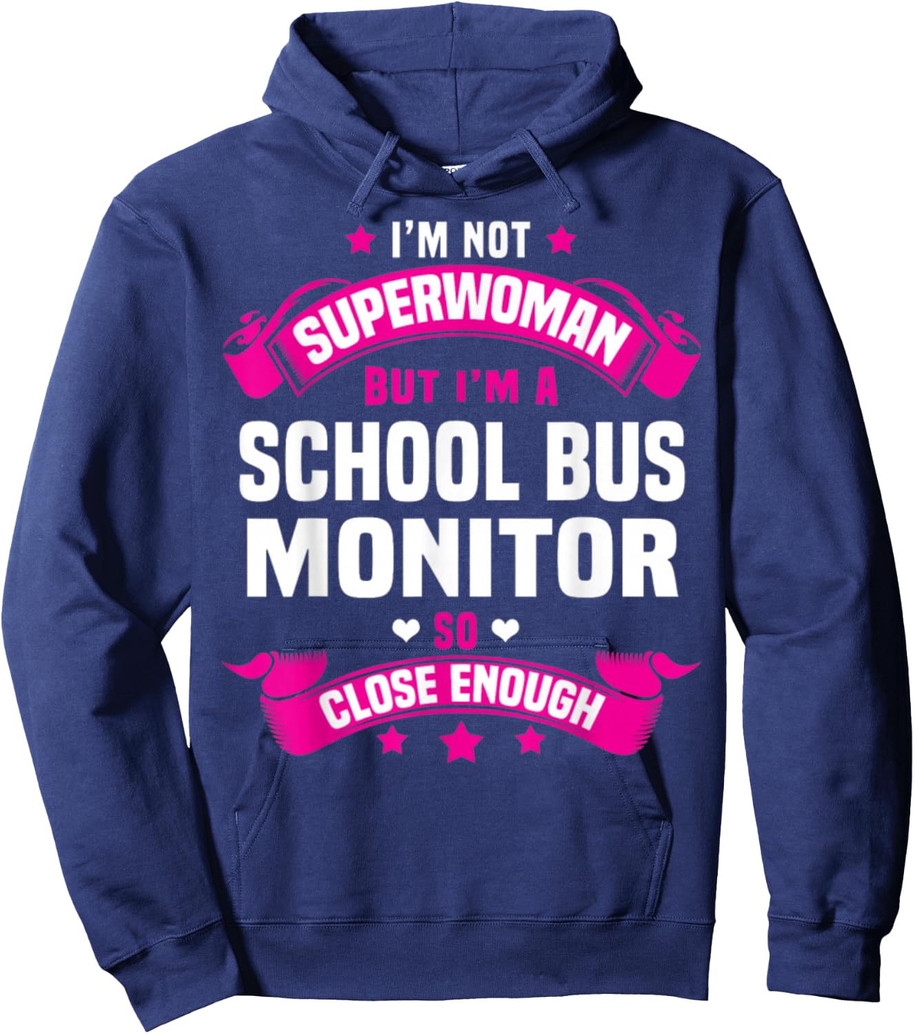 School Bus Monitor Hoodie - Hoodie | Navy