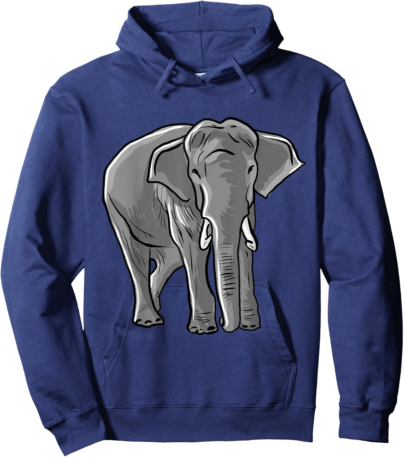 Elephant Love Illustration for Elephant Lovers Hoodie - Hoodie | Navy