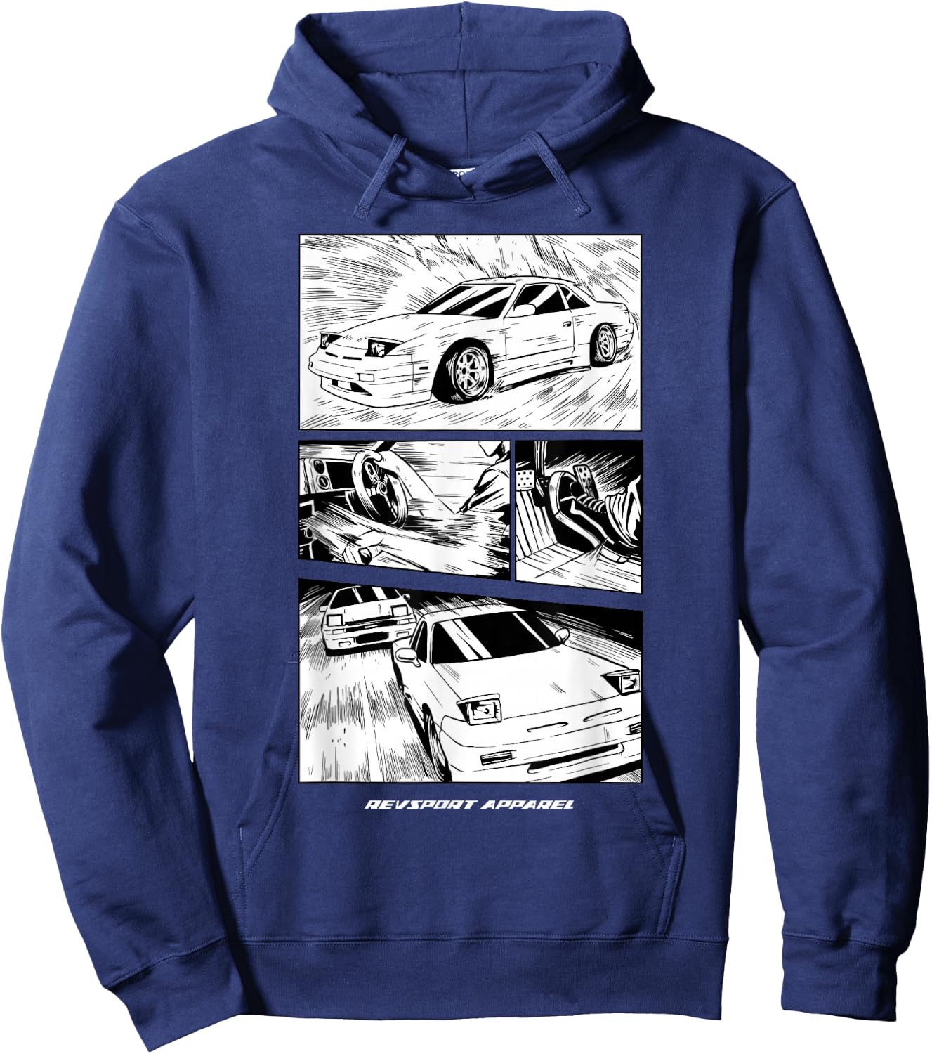 240sx Manga Hoodie - Hoodie | Navy