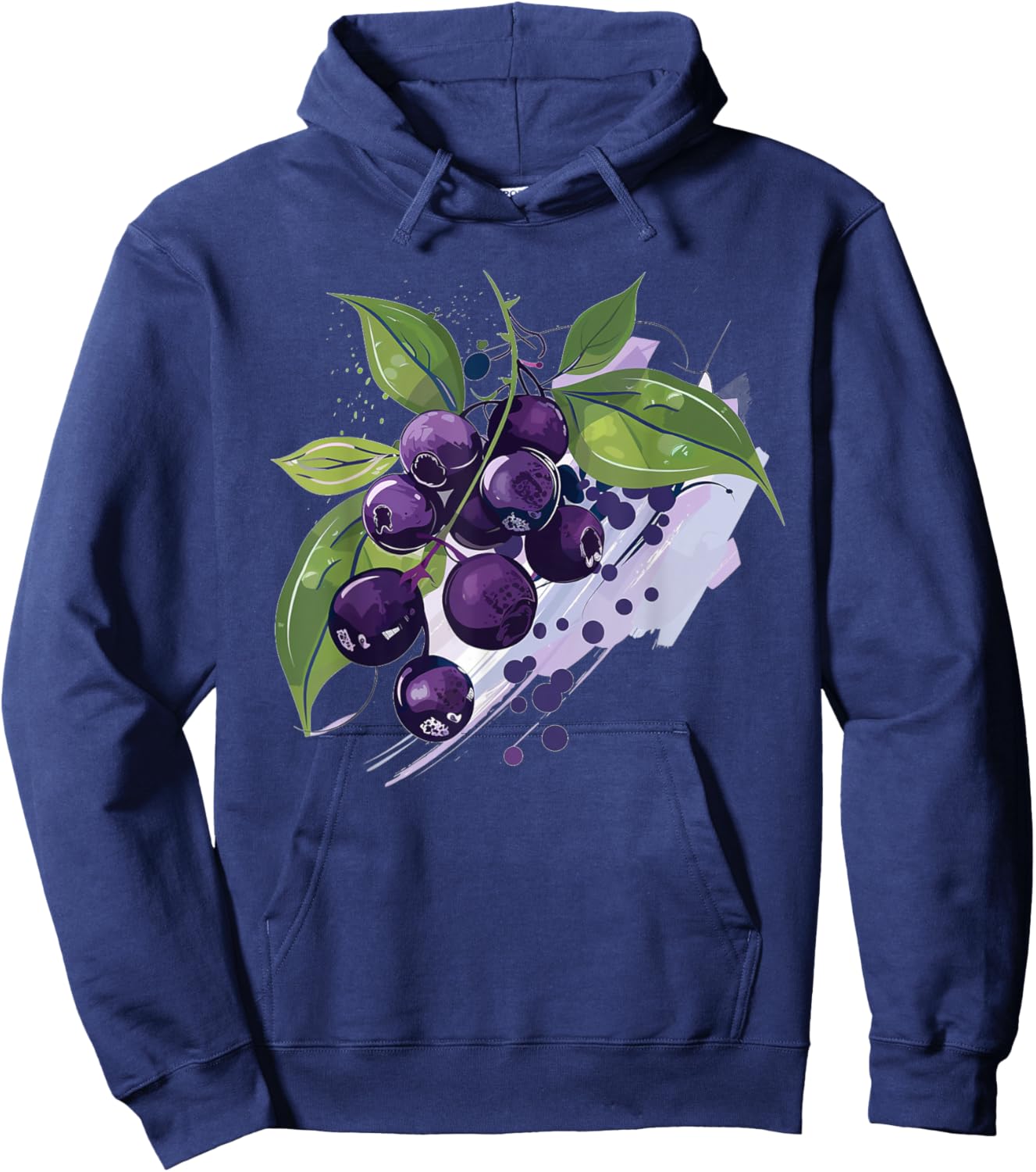 Pretty Huckleberries Costume for Fruits Lovers Hoodie - Hoodie | Navy