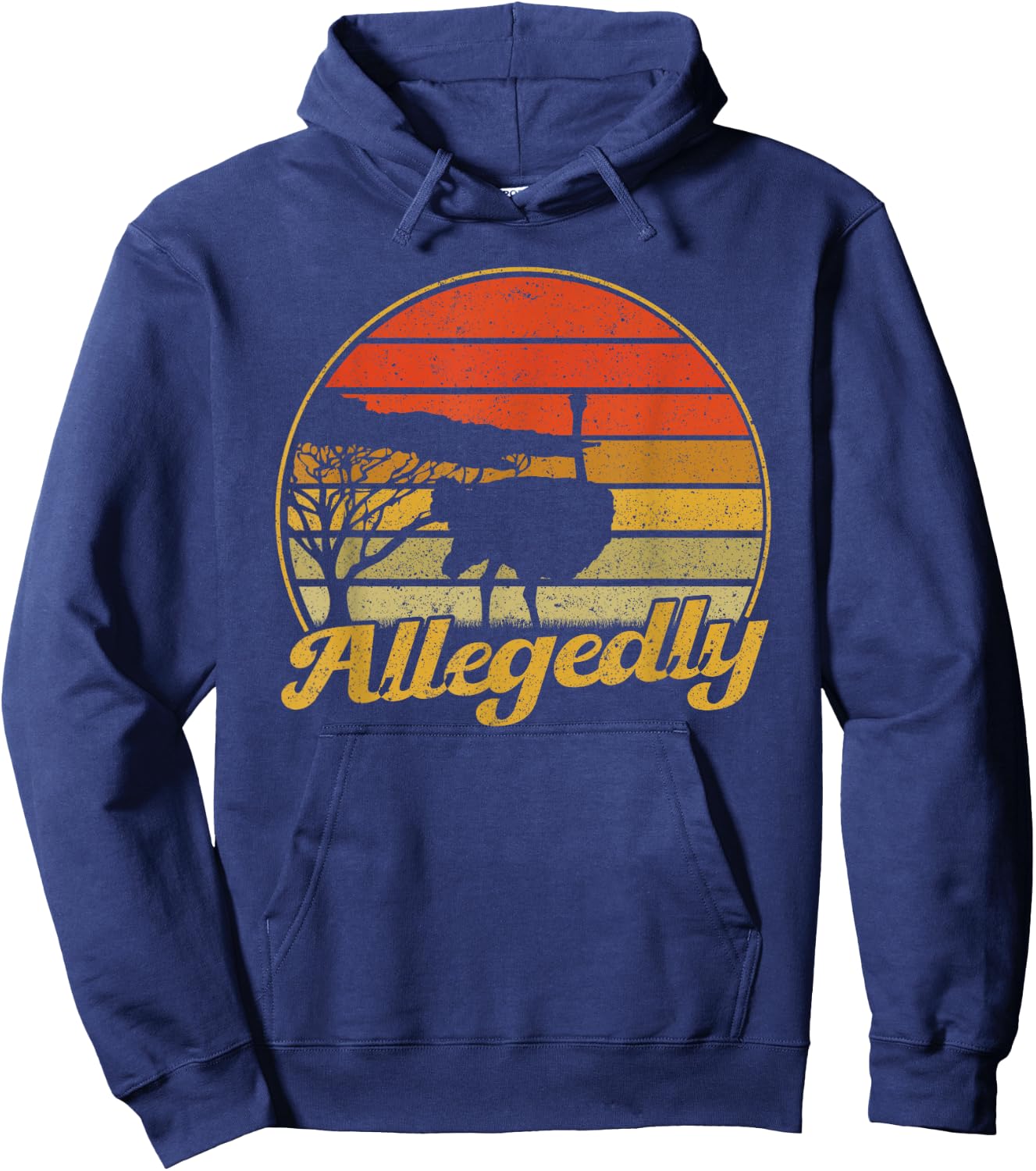 Ostrich Allegedly Hoodie - Hoodie | Navy