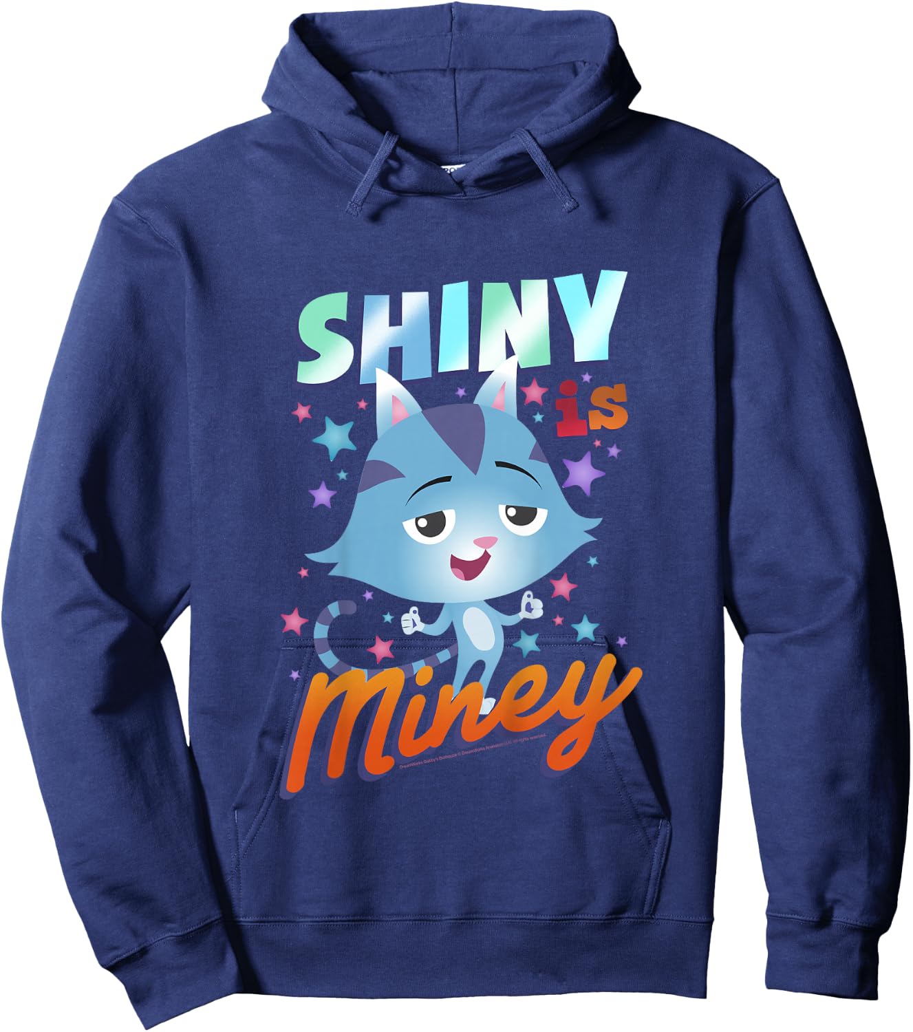 Kids Gabby's Dollhouse CatRat Shiny Is Miney Hoodie - Hoodie | Navy
