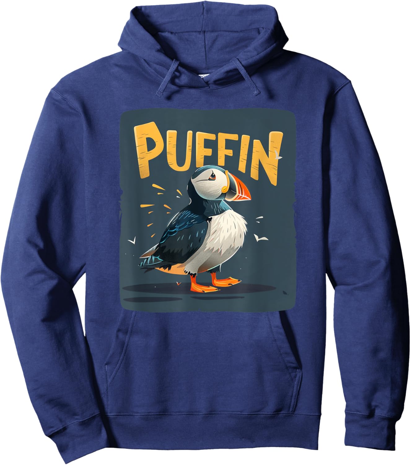 Pretty Puffin for Birds Boys and Girls Hoodie - Hoodie | Navy