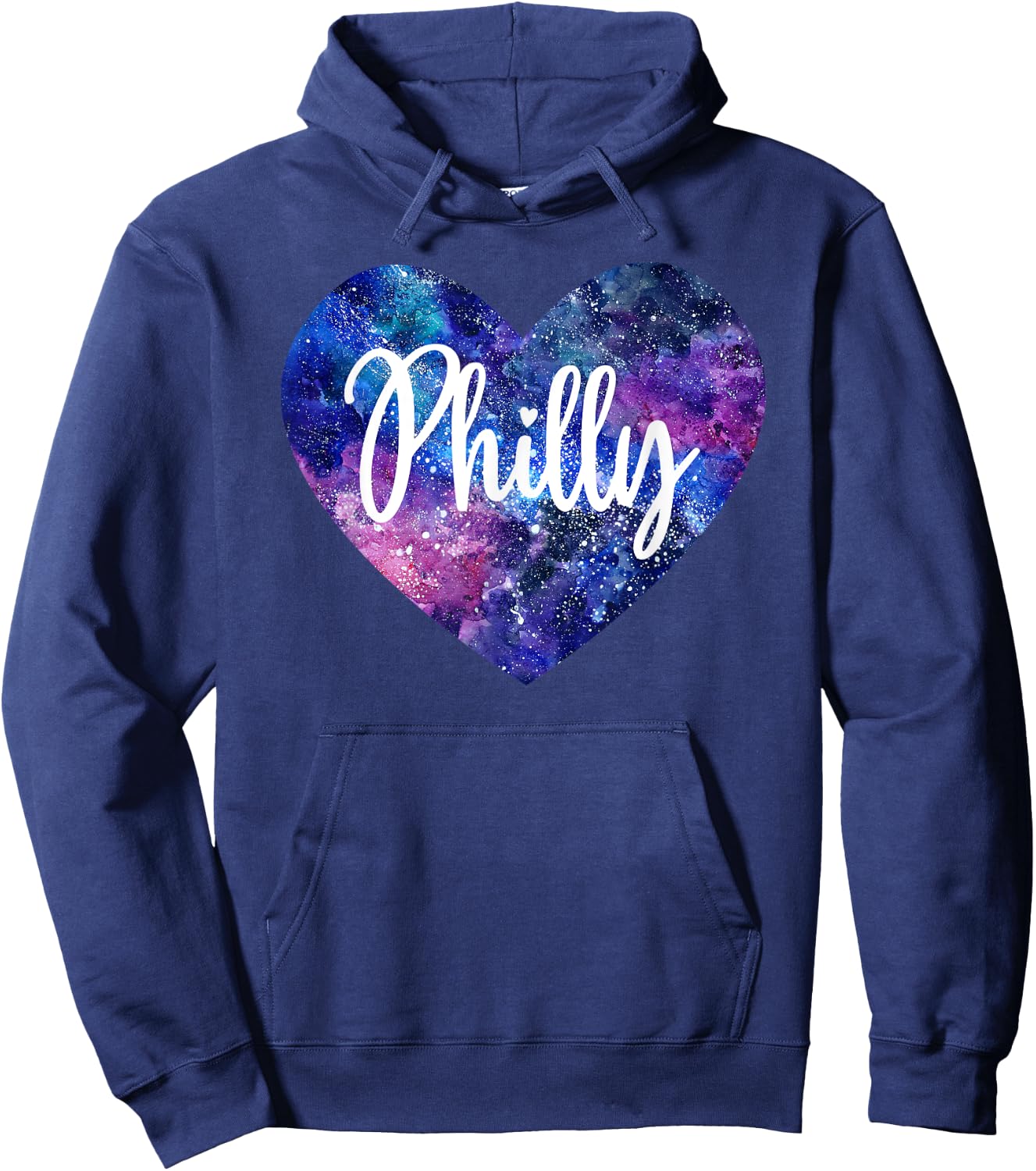 I Love Philly Philadelphia Hoodie - Hoodie | Navy