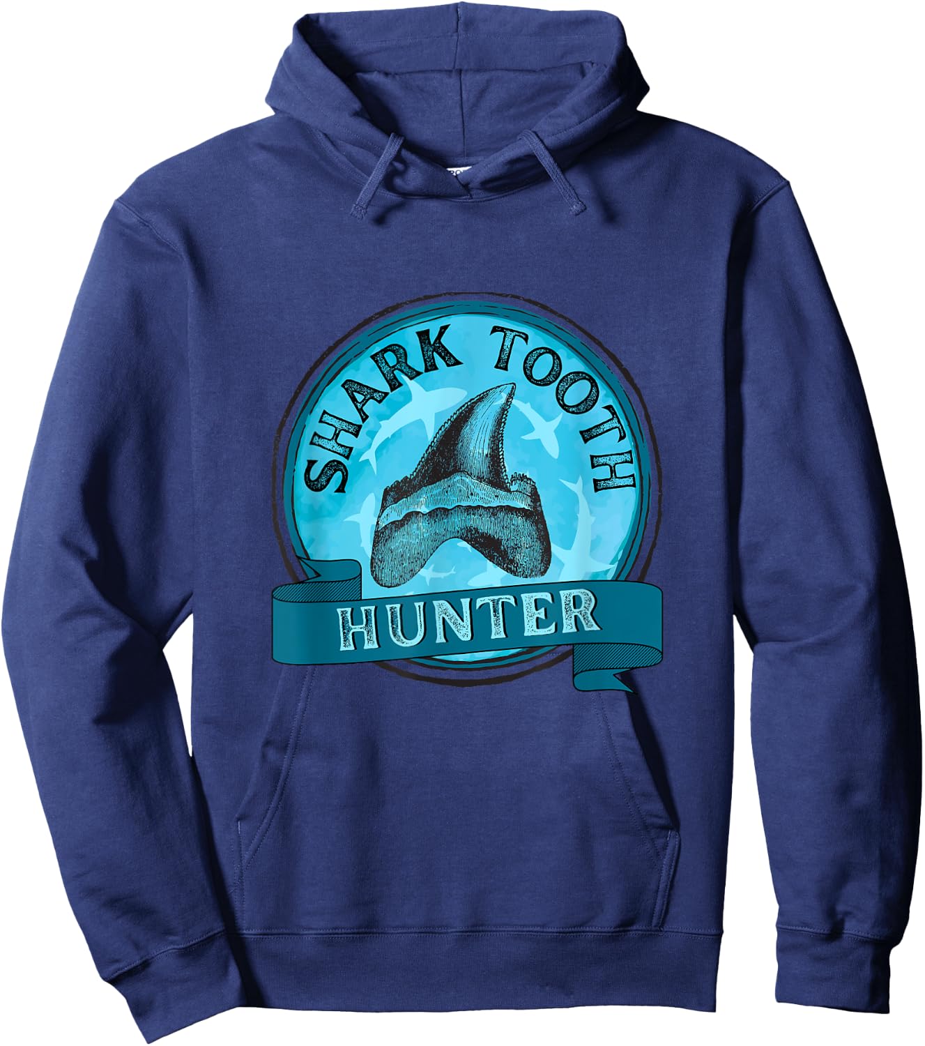 Shark Tooth Hunter Hoodie - Hoodie | Navy